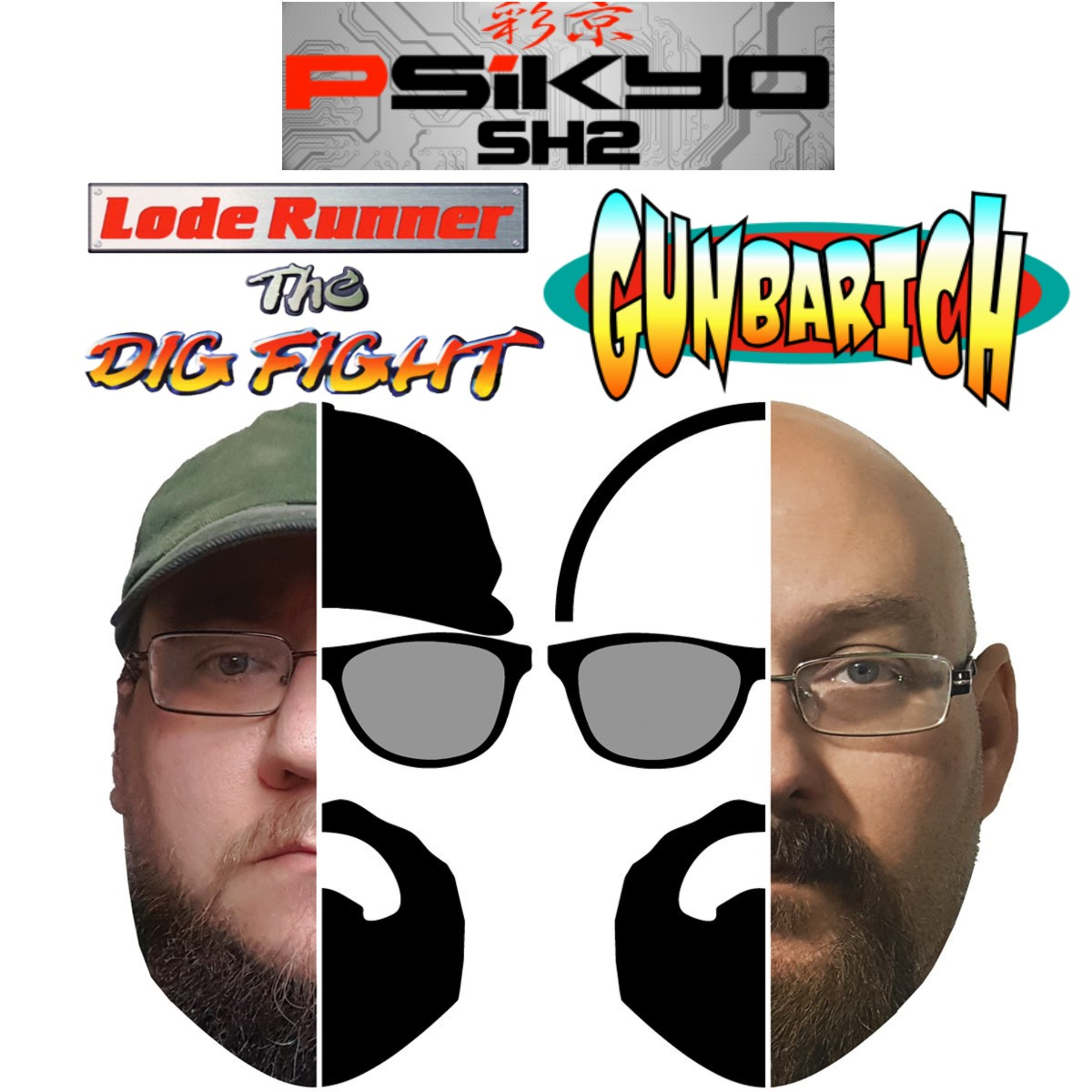 Psikyo SH2 Arcade Board - Gunbarich and Lode Runner The Dig Fight