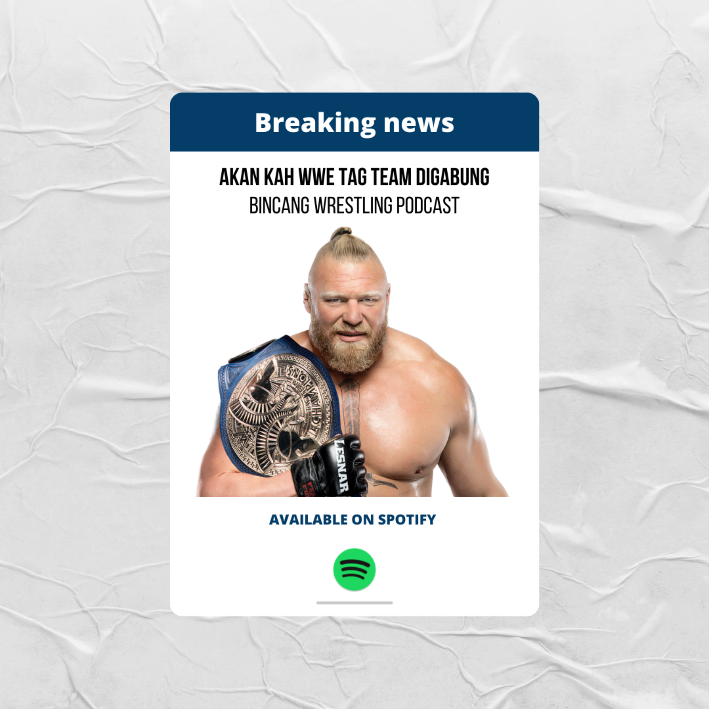 AKAN KAH WWE TAG TEAM CHAMPION DIGABUNG?? episode artwork