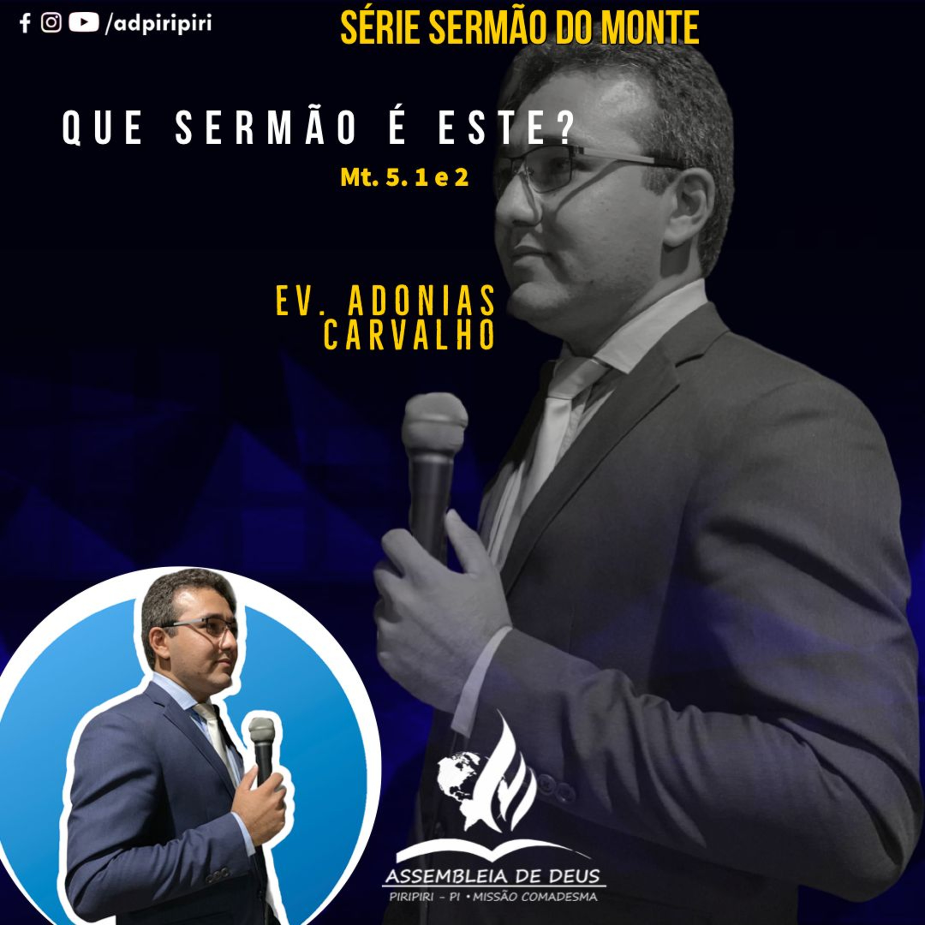 O SERMÃO DO MONTE - QUE SERMÃO É ESTE? (Mt 5. 1 e 2) #098 episode artwork