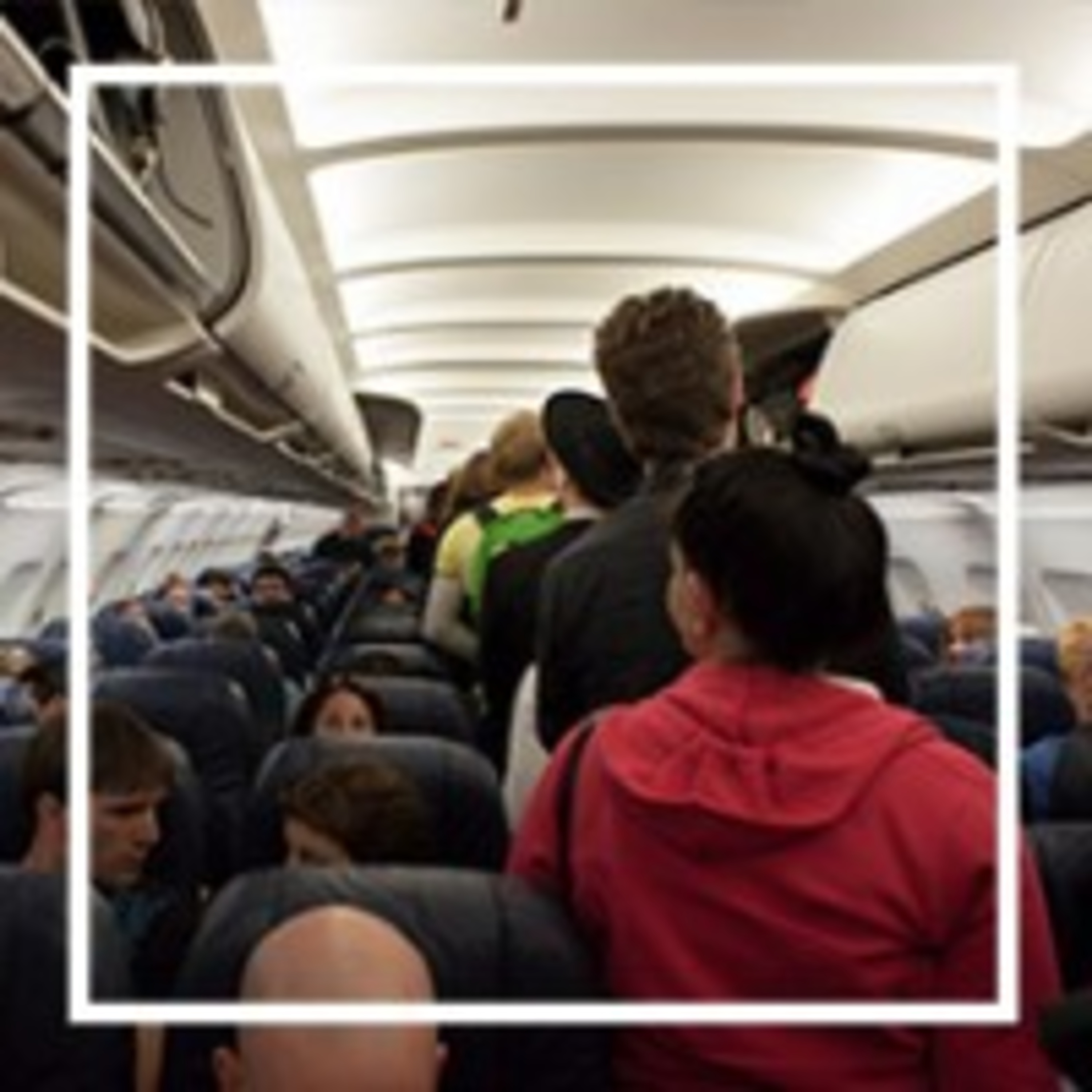 204. В самолёте