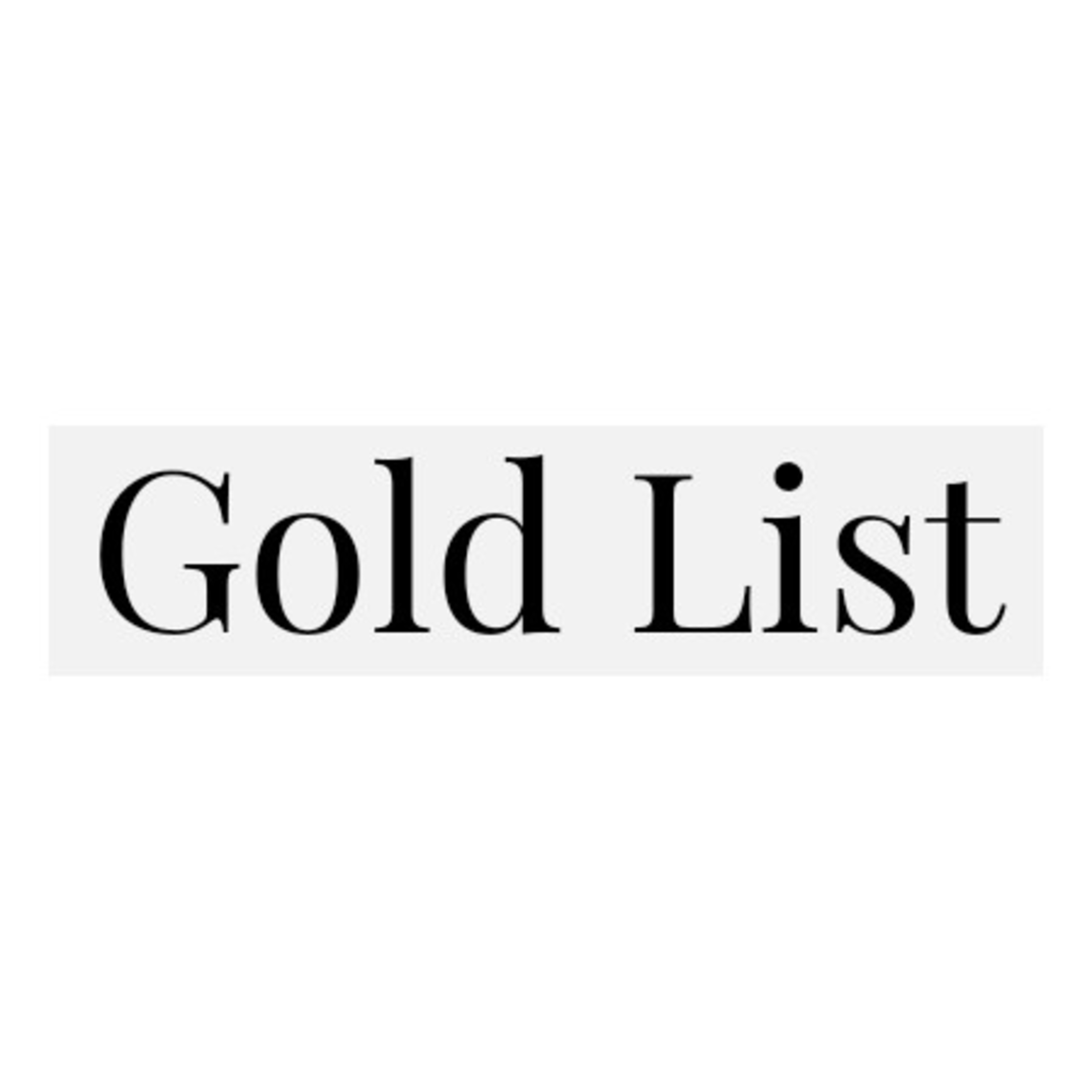 Gold list introduction