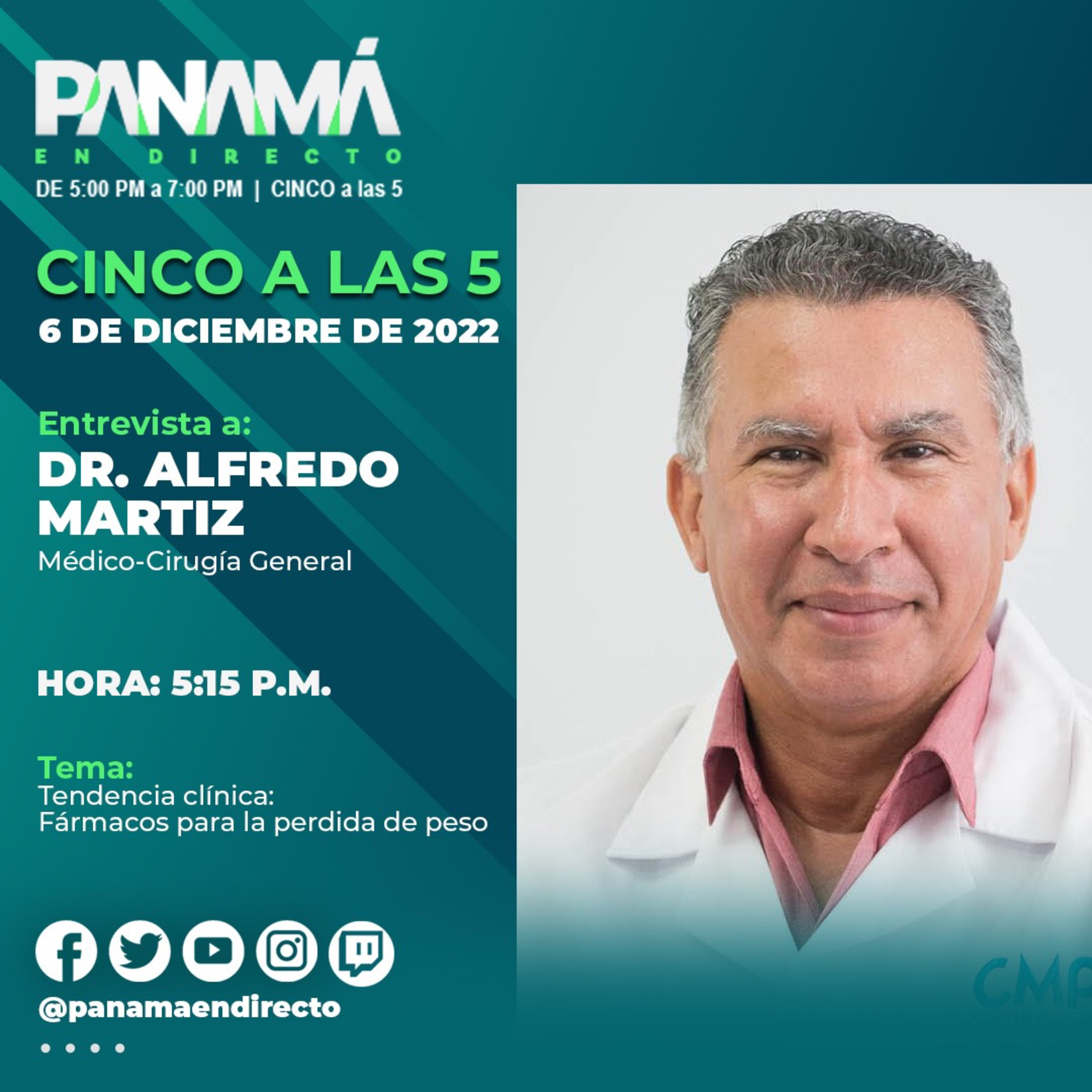 Portada de Panamá en Directo