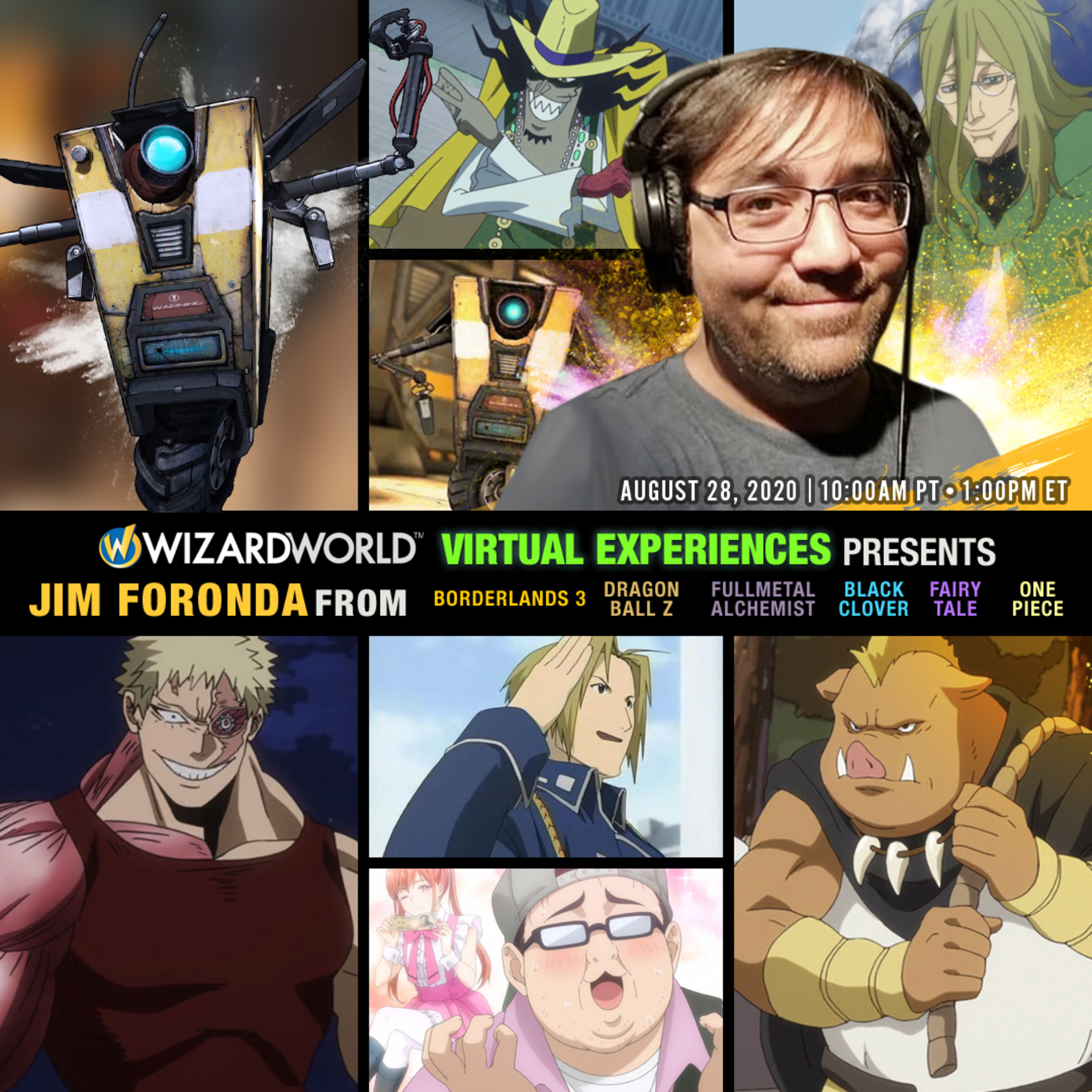 The Leo Affects: Borderlands Series, Black Clover, Attack On Titan's: Jim Foronda! episode artwork