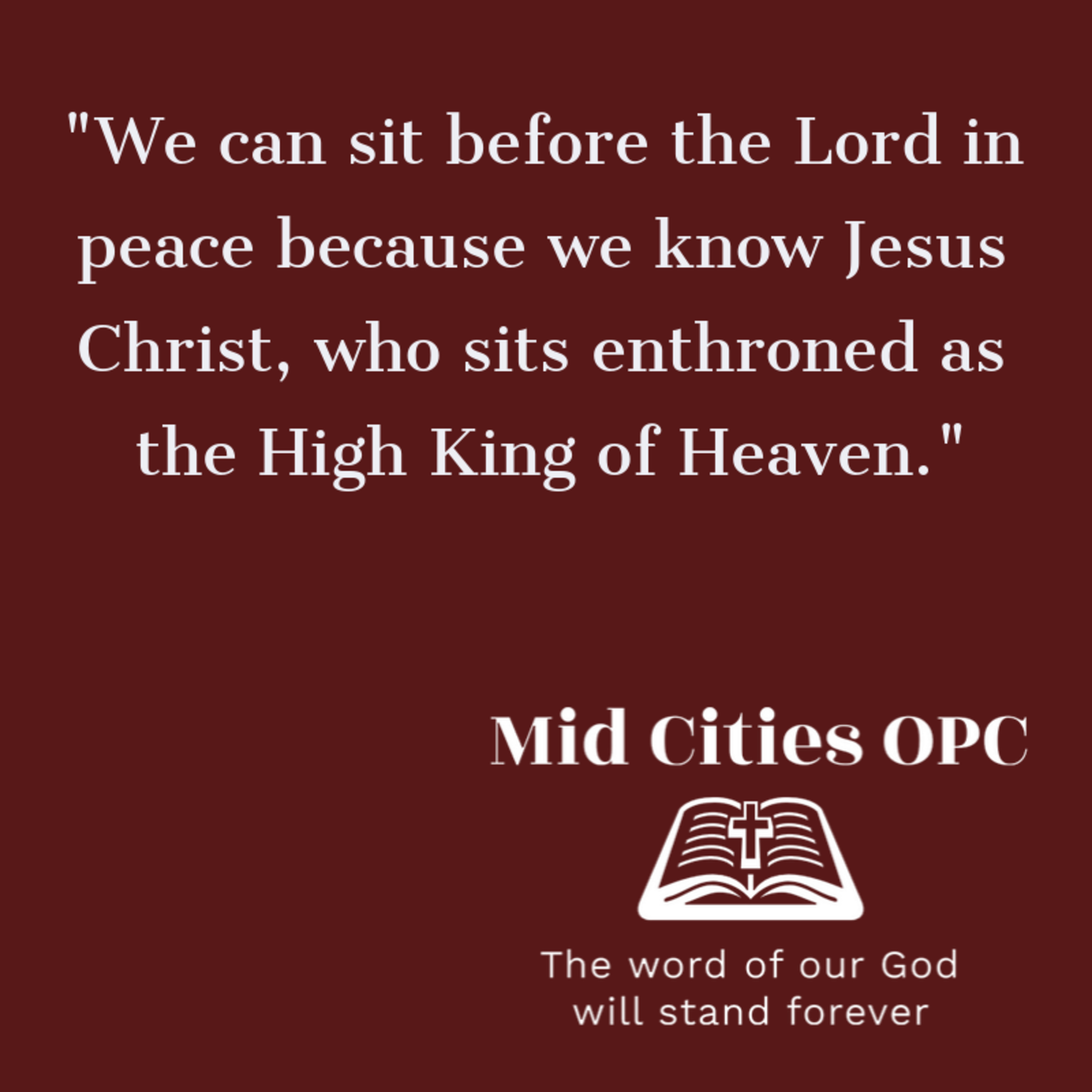Sitting at the Feet of the LORD (2 Samuel 7:18-29) episode artwork