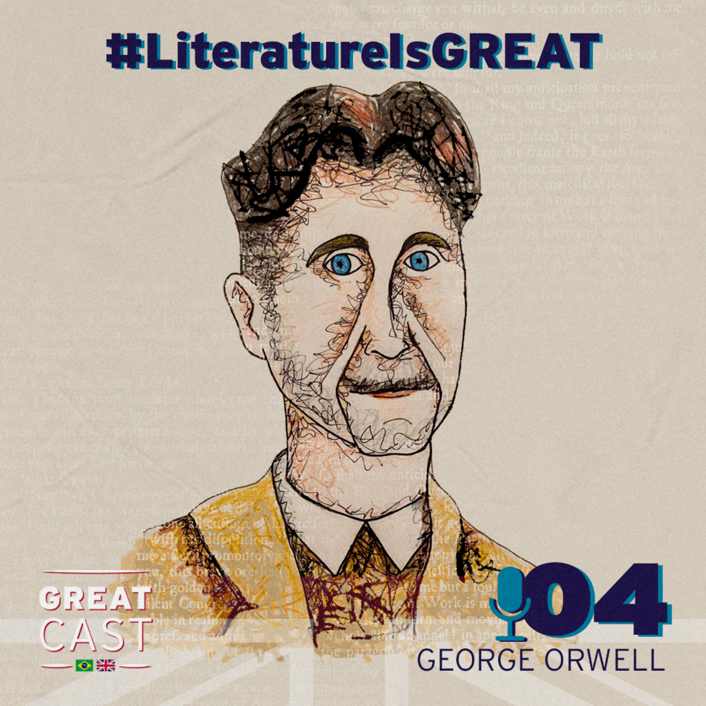 #LiteratureIsGreat #4 - George Orwell: distopia e vigilância [PT]