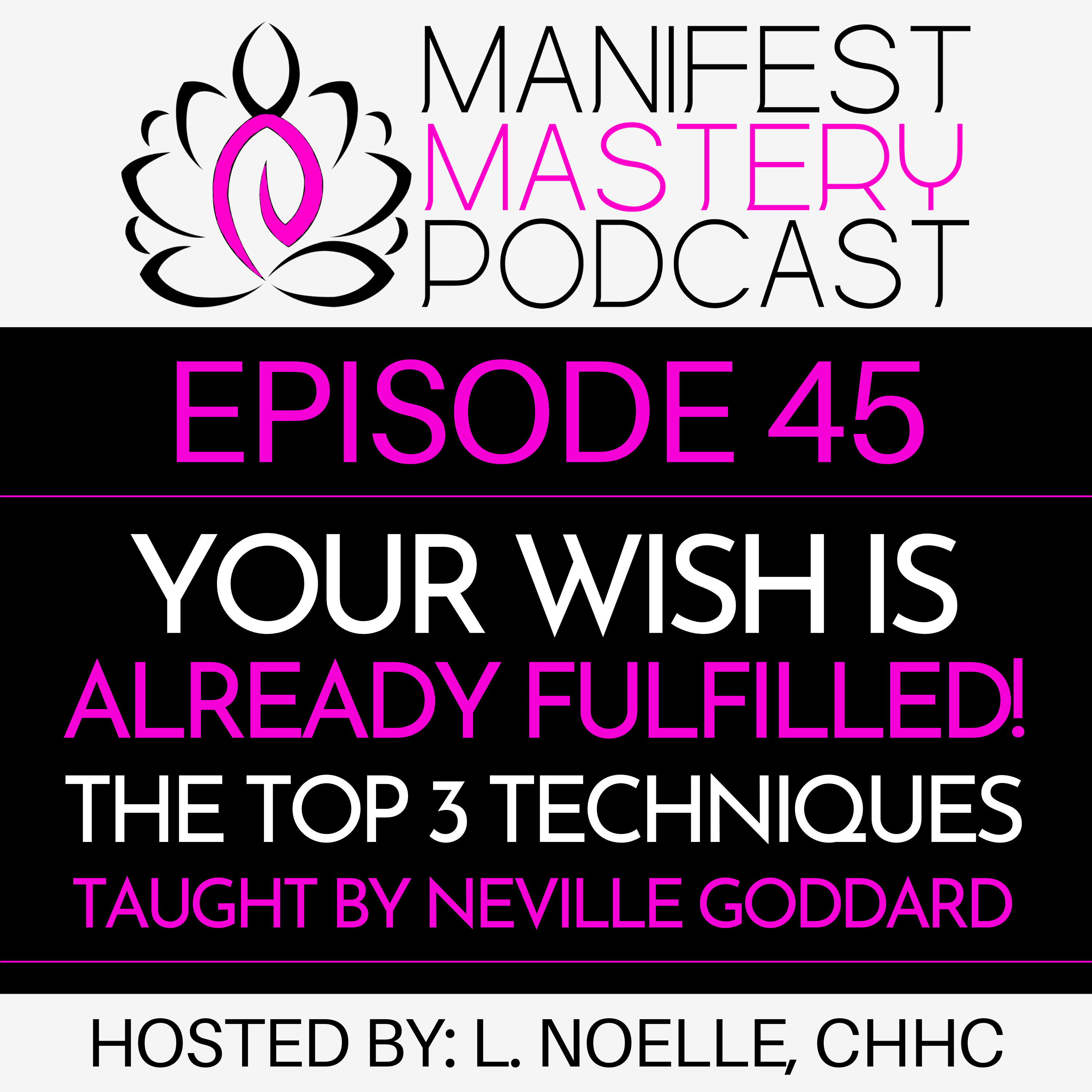 Episode 45 - Your Wish Is Already Fulfilled - How To Get Anything That You Want...FAST! episode artwork