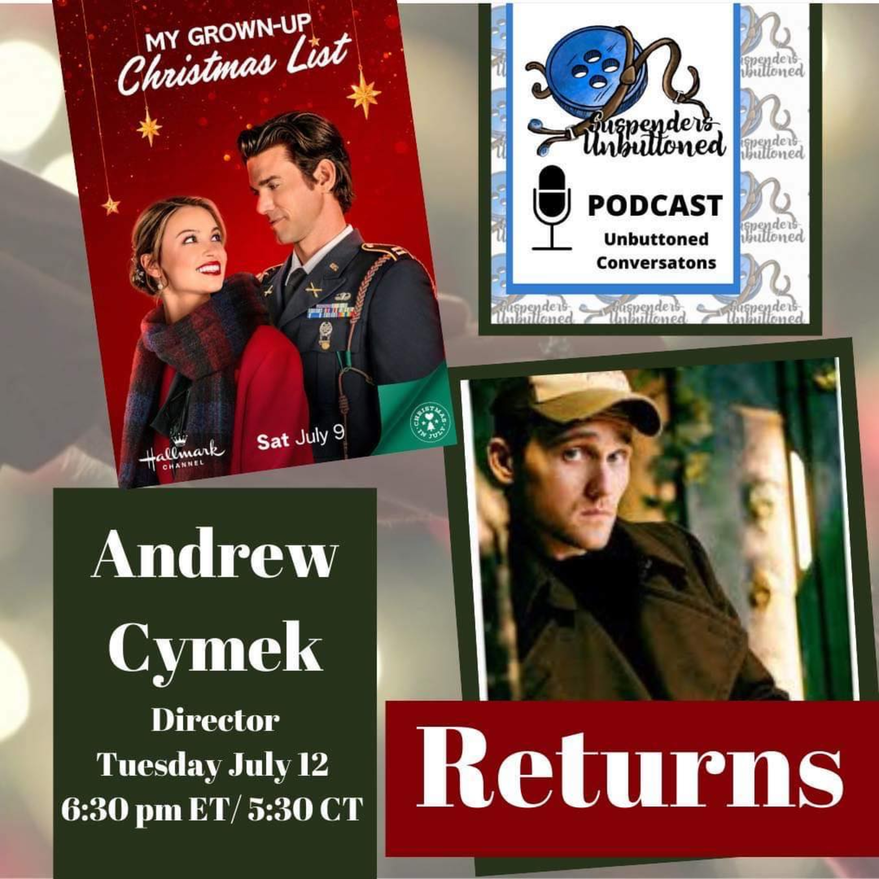 Director, Andrew Cymek Returns! episode artwork