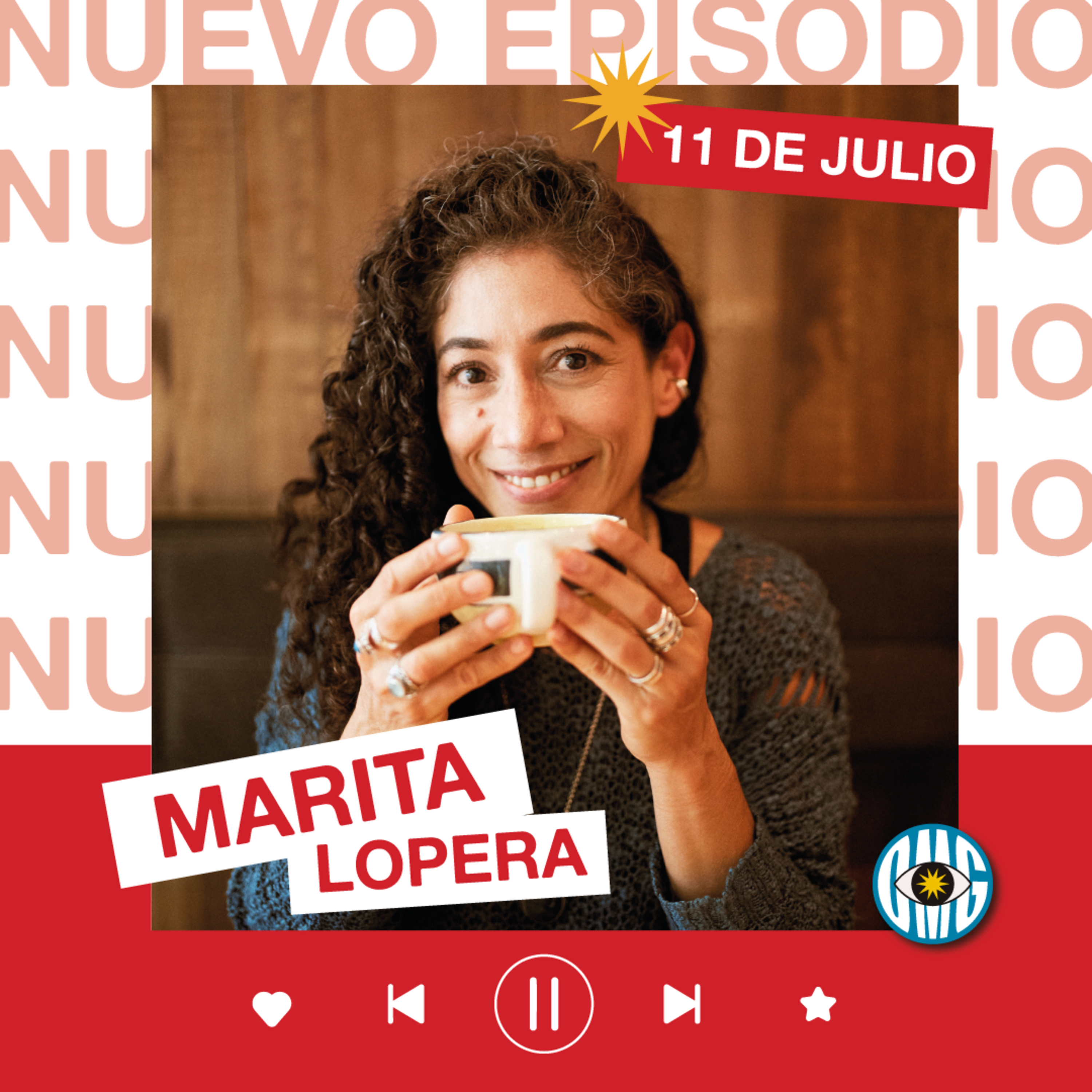 De parche con las letras