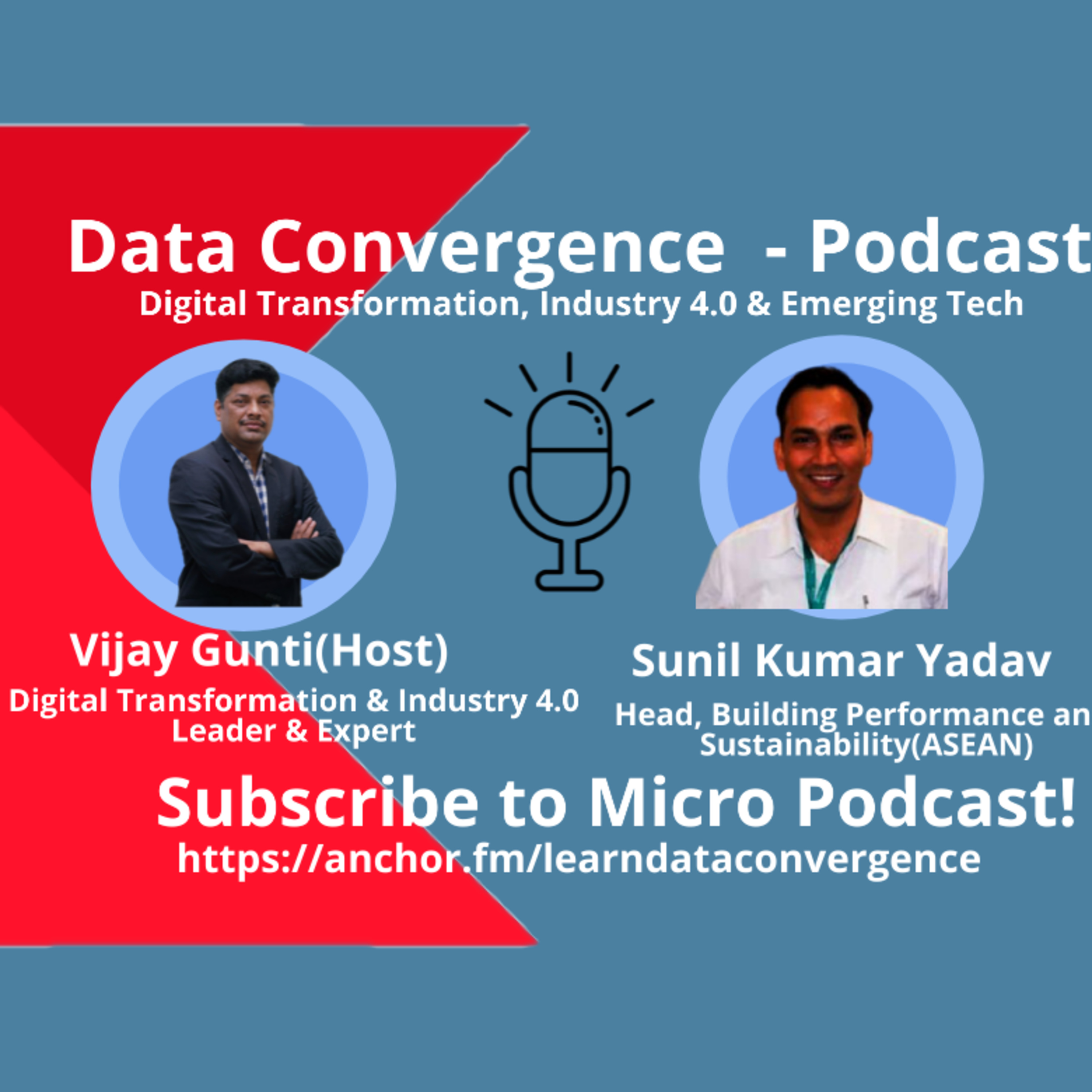 Data Convergence Foundation Podcast : DxT + Industry4.0&5.0 + Sustainability +Emerging Technologies