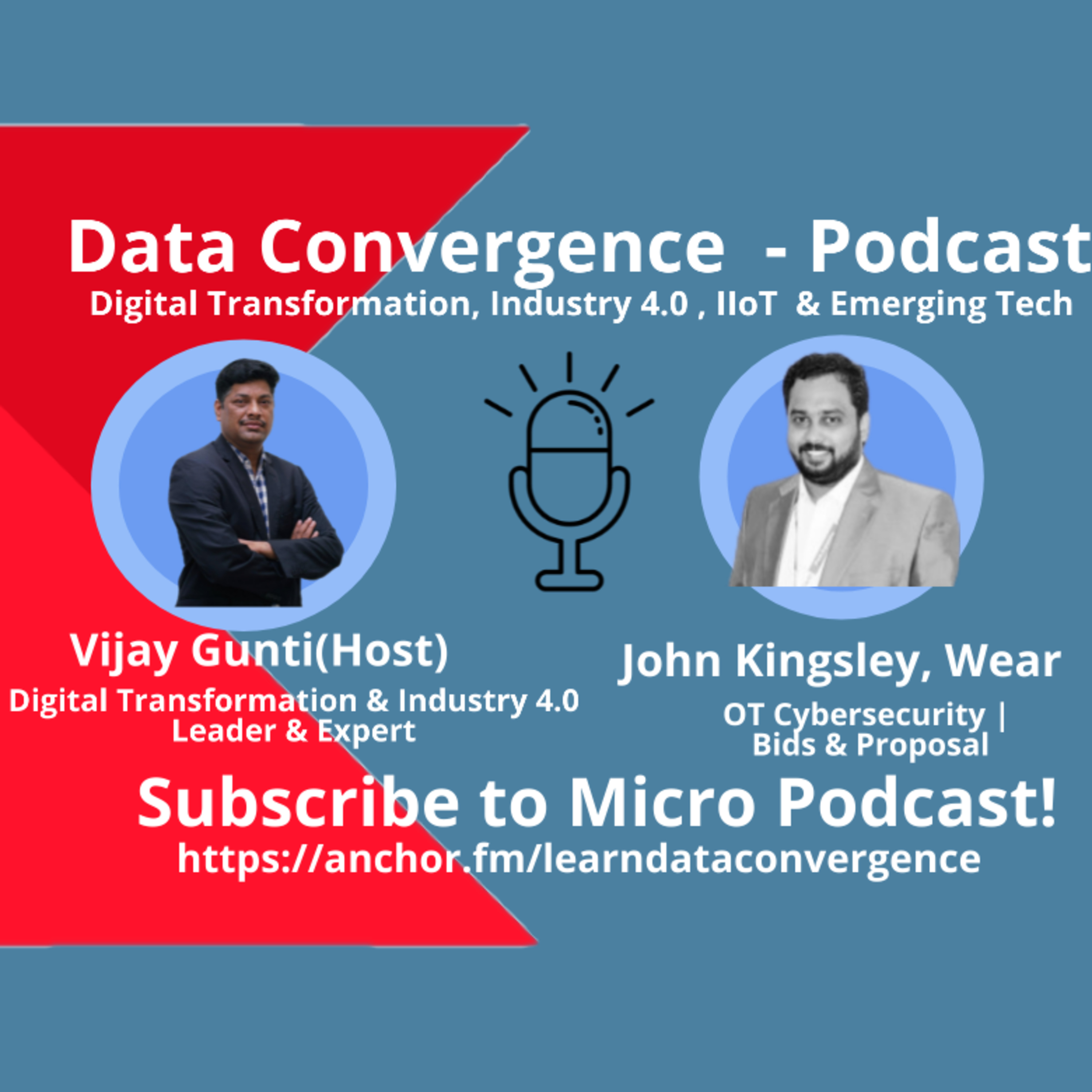 Data Convergence Foundation Podcast : DxT + Industry4.0&5.0 + Sustainability +Emerging Technologies