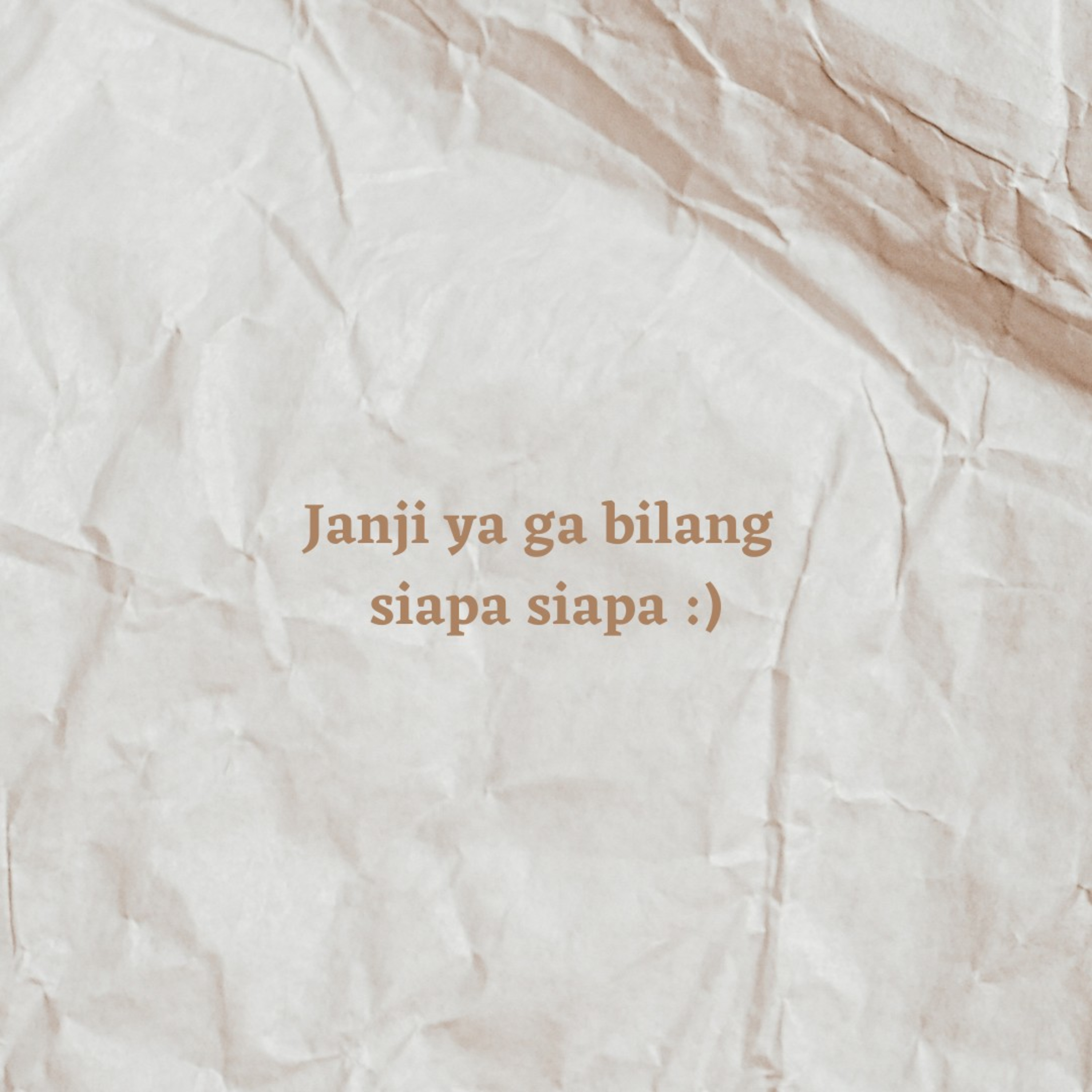 Aku Pernah Sepercaya Itu..