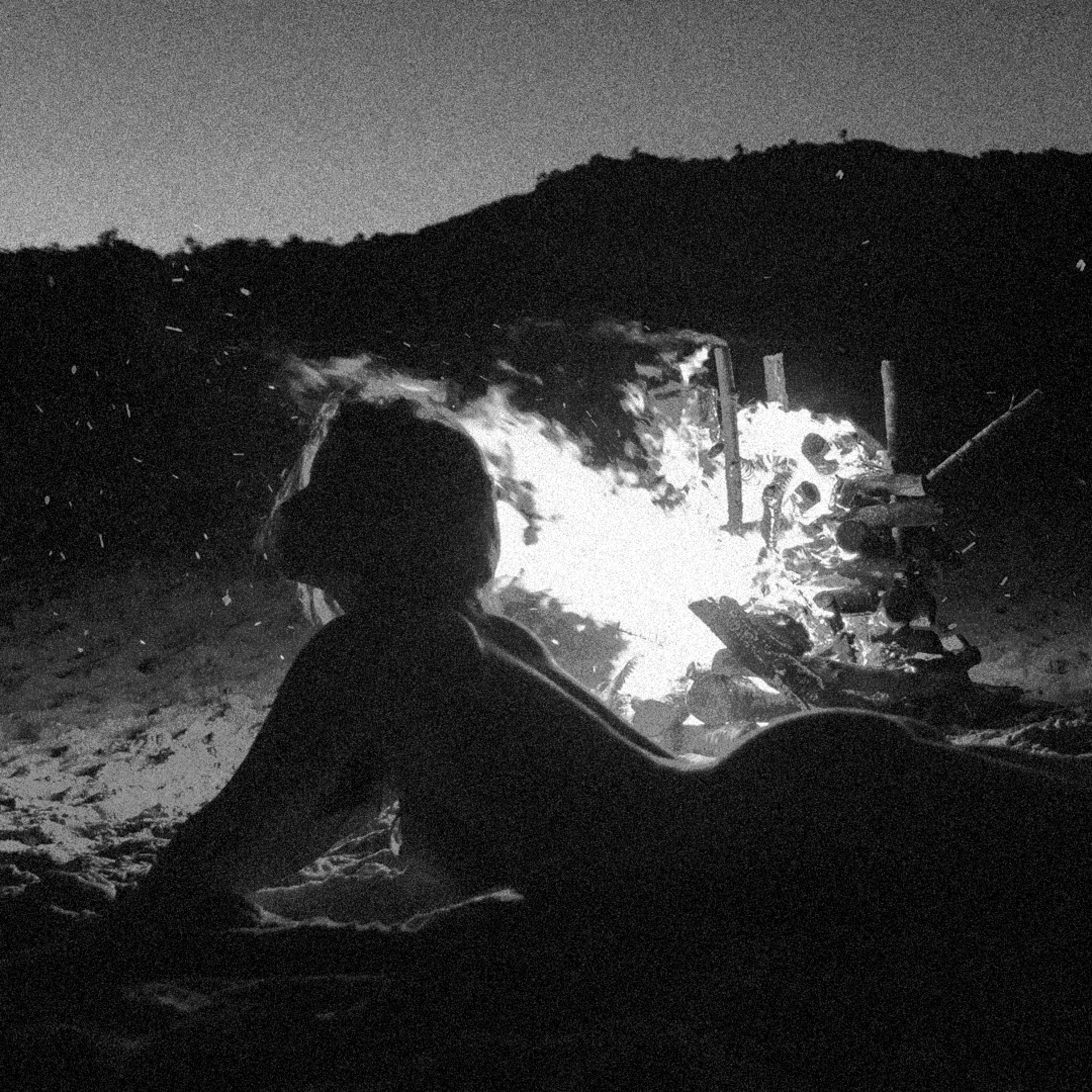 By the fire