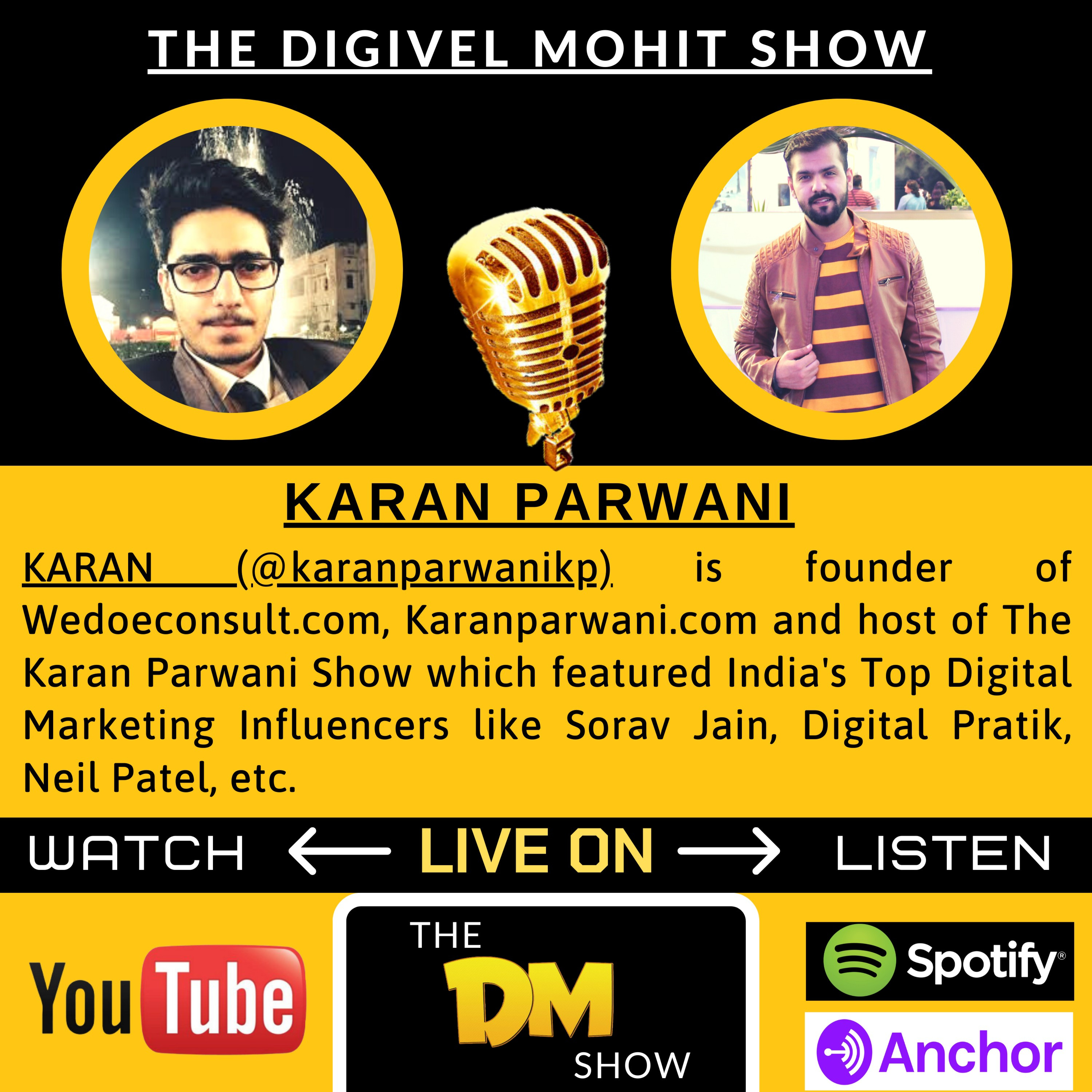 THE DIGIVEL MOHIT SHOW | Digital Marketing & Entrepreneurship PODCAST | THE DM SHOW | Hindi, English