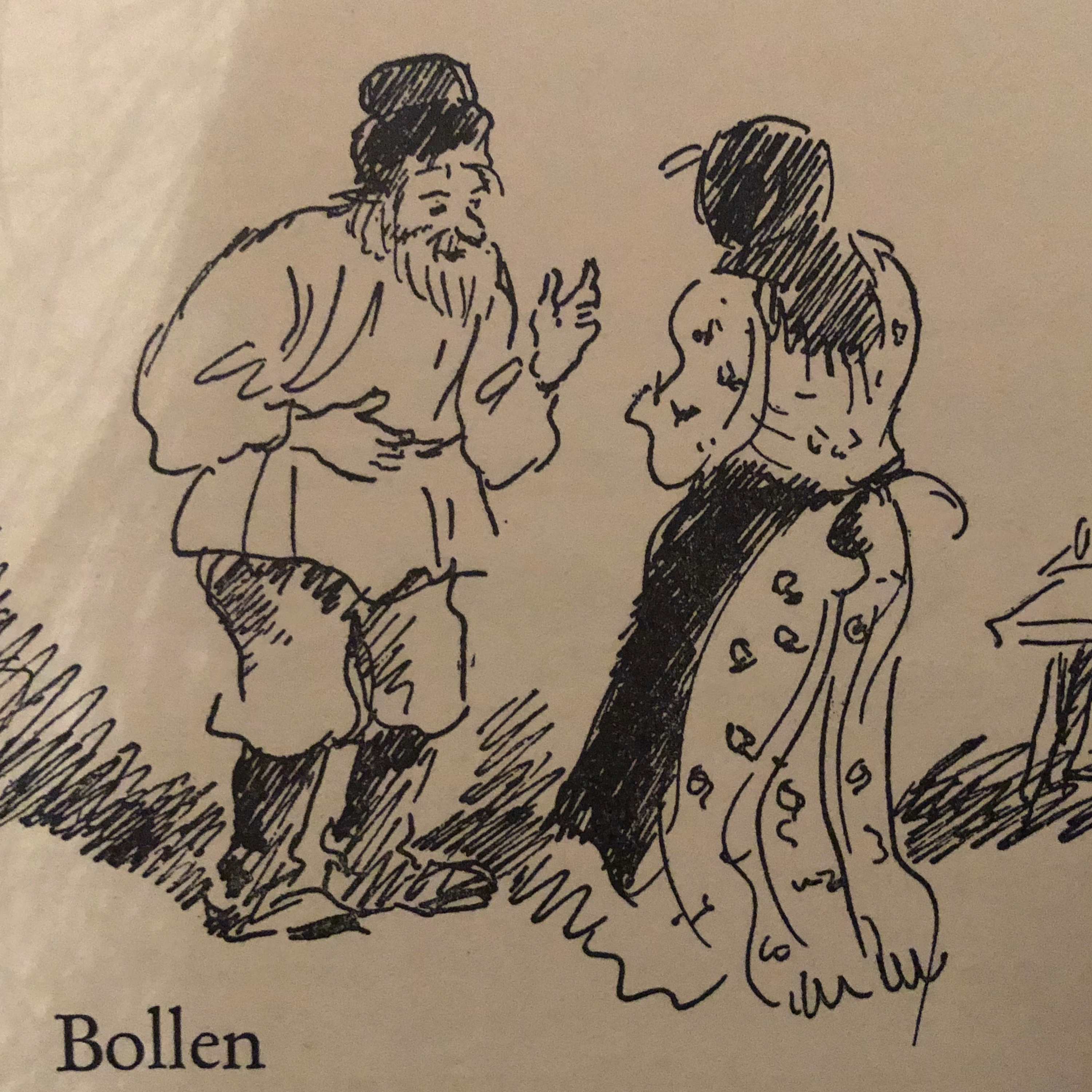 Anne leser fra boken...
