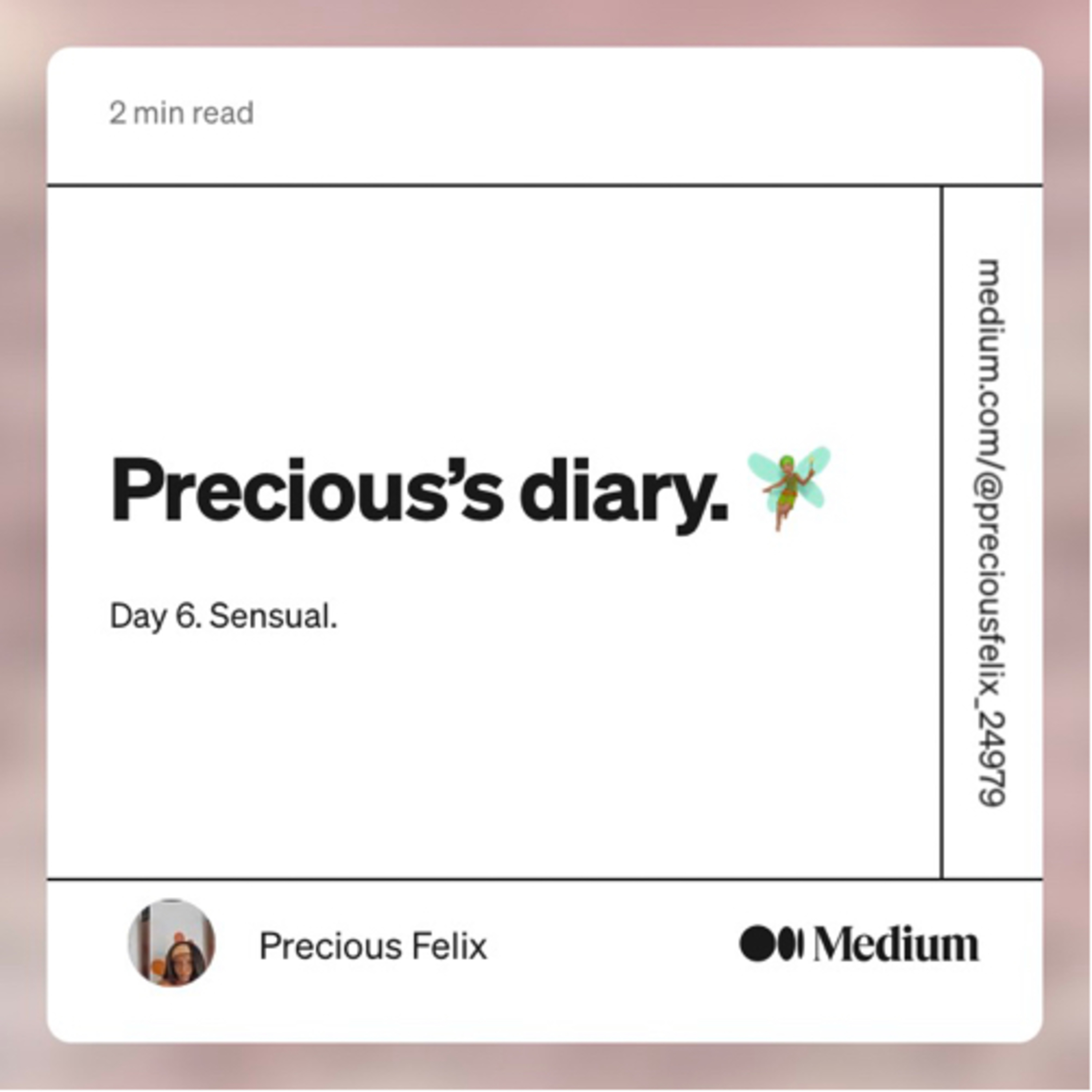 Precious’s Diary 🧚🏽 episode artwork