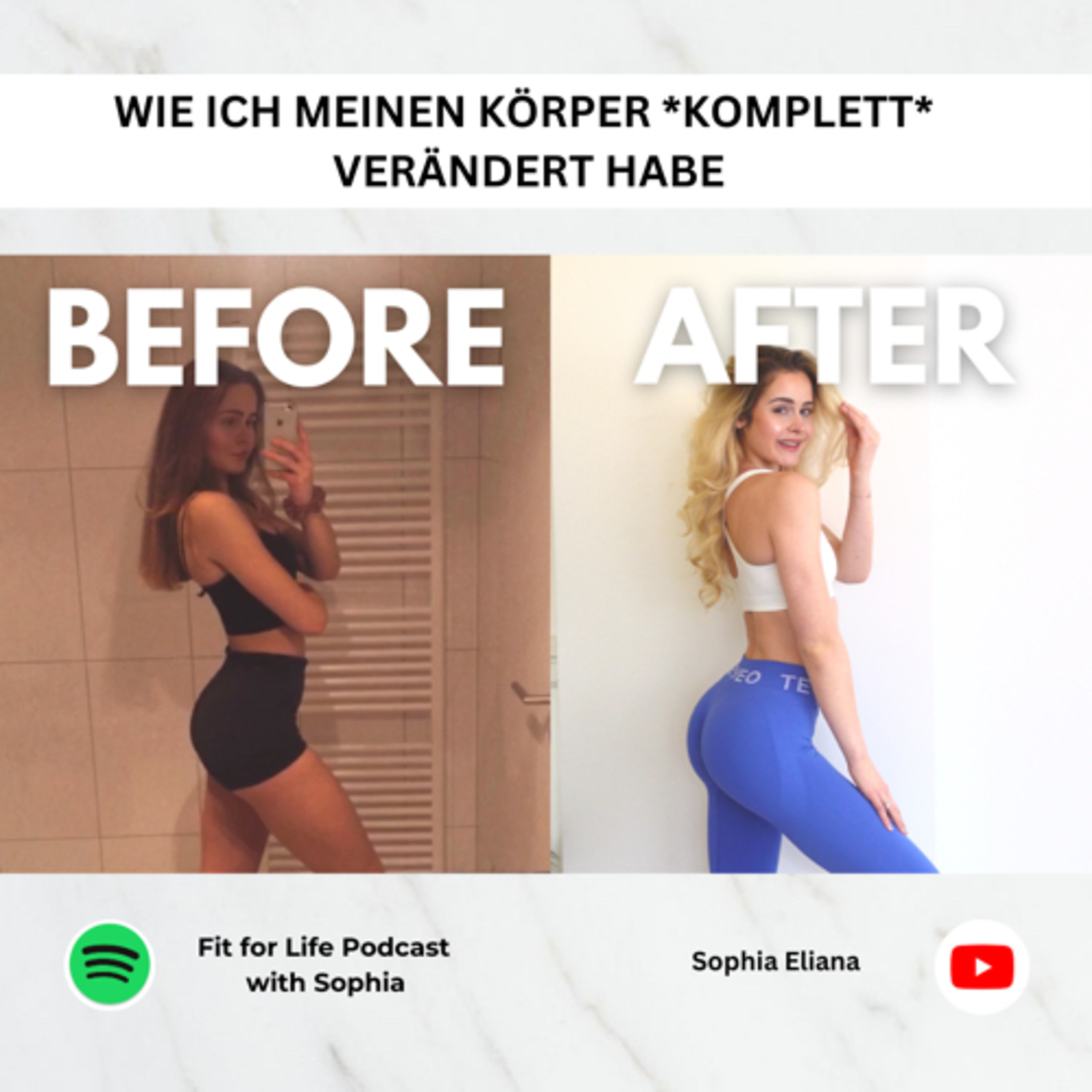#95| Wie ich meinen Körper *komplett* verändert habe - 6 einfache Schritte episode artwork