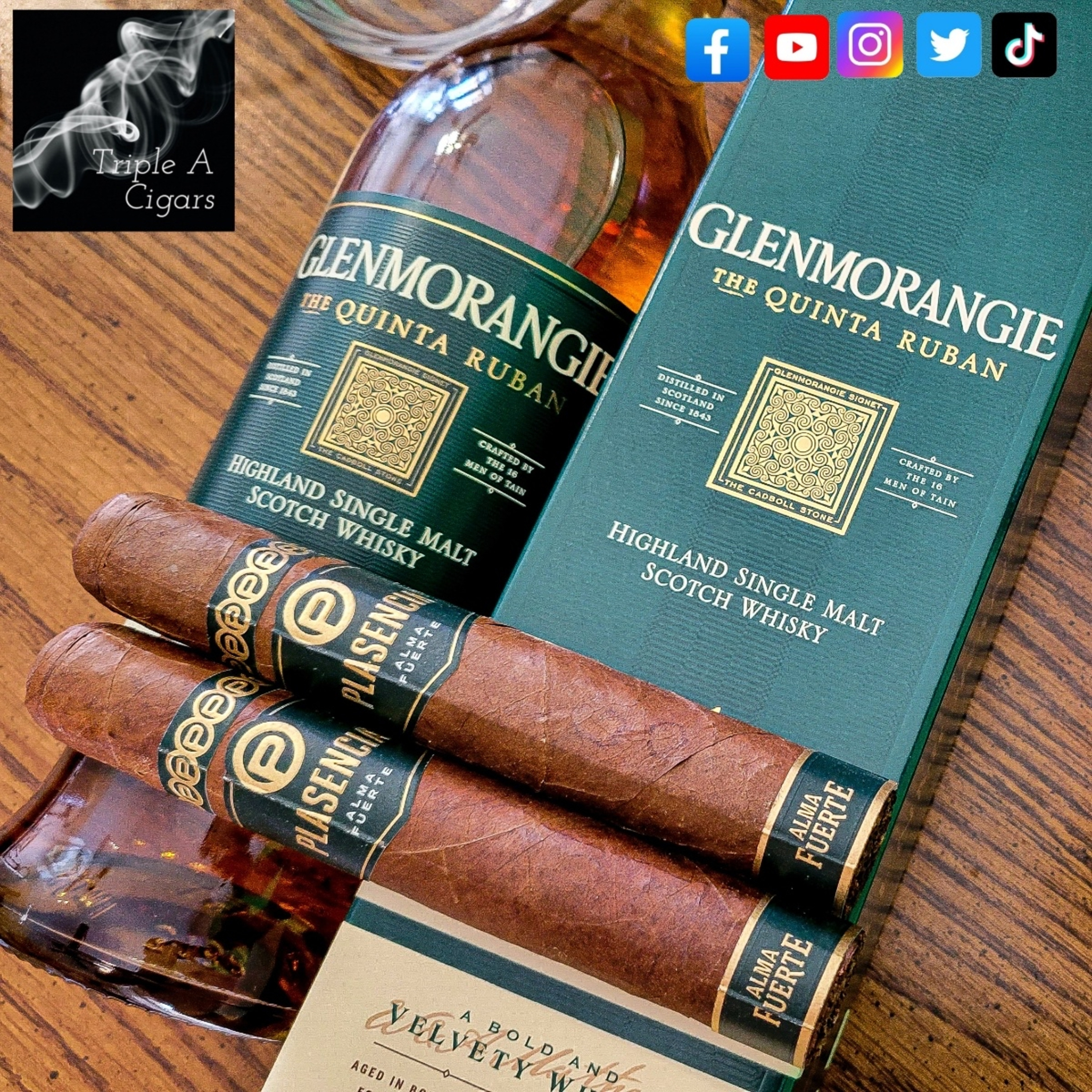 Episode 15 - Plasencia Alma Fuerte Colorado Claro Sixto Hexagon and Glenmorangie The Quinta Ruban