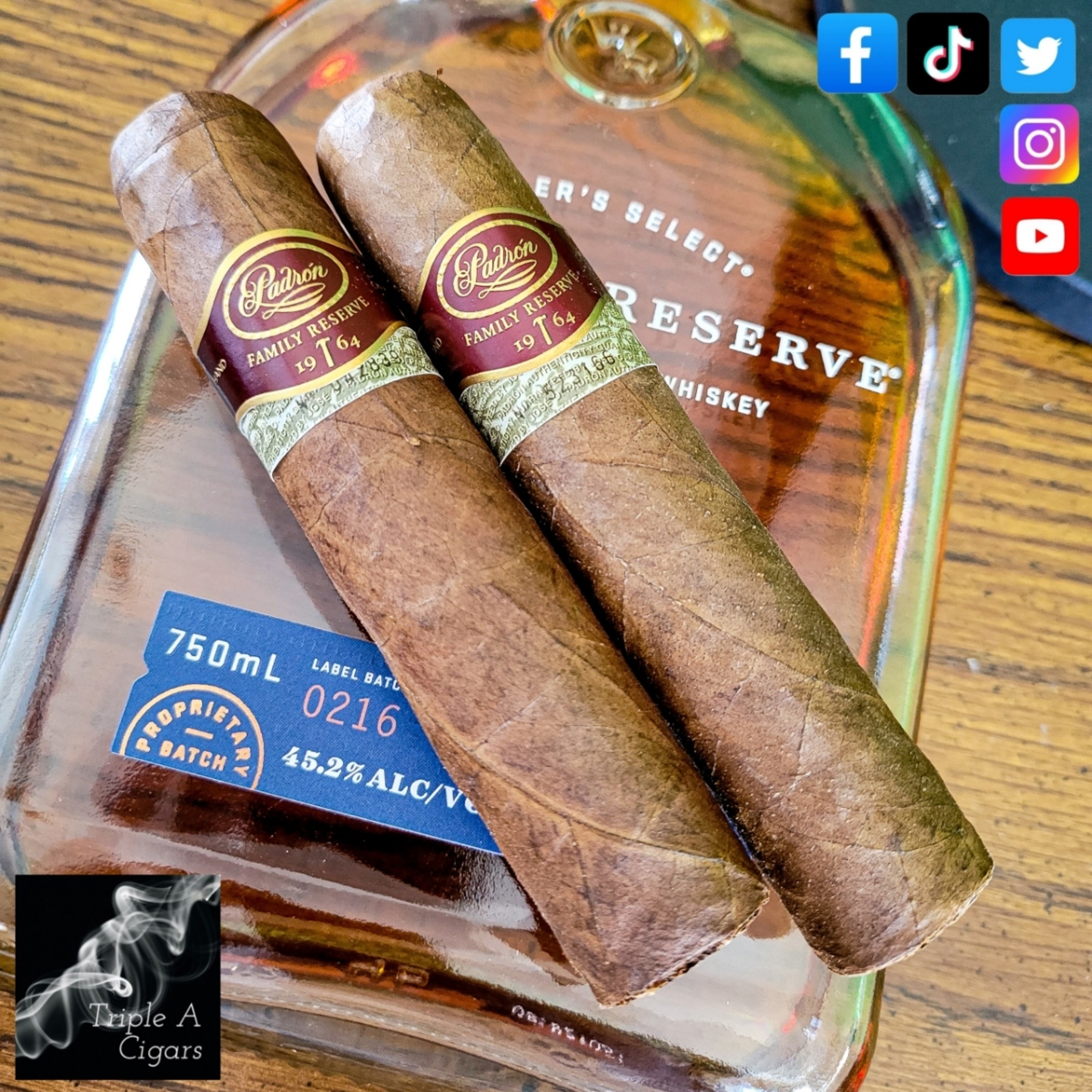 Episode 16 - Padron 1964 Anniversary Reserve 95 Natural and Woodford Straight Kentucky Malt Whiskey