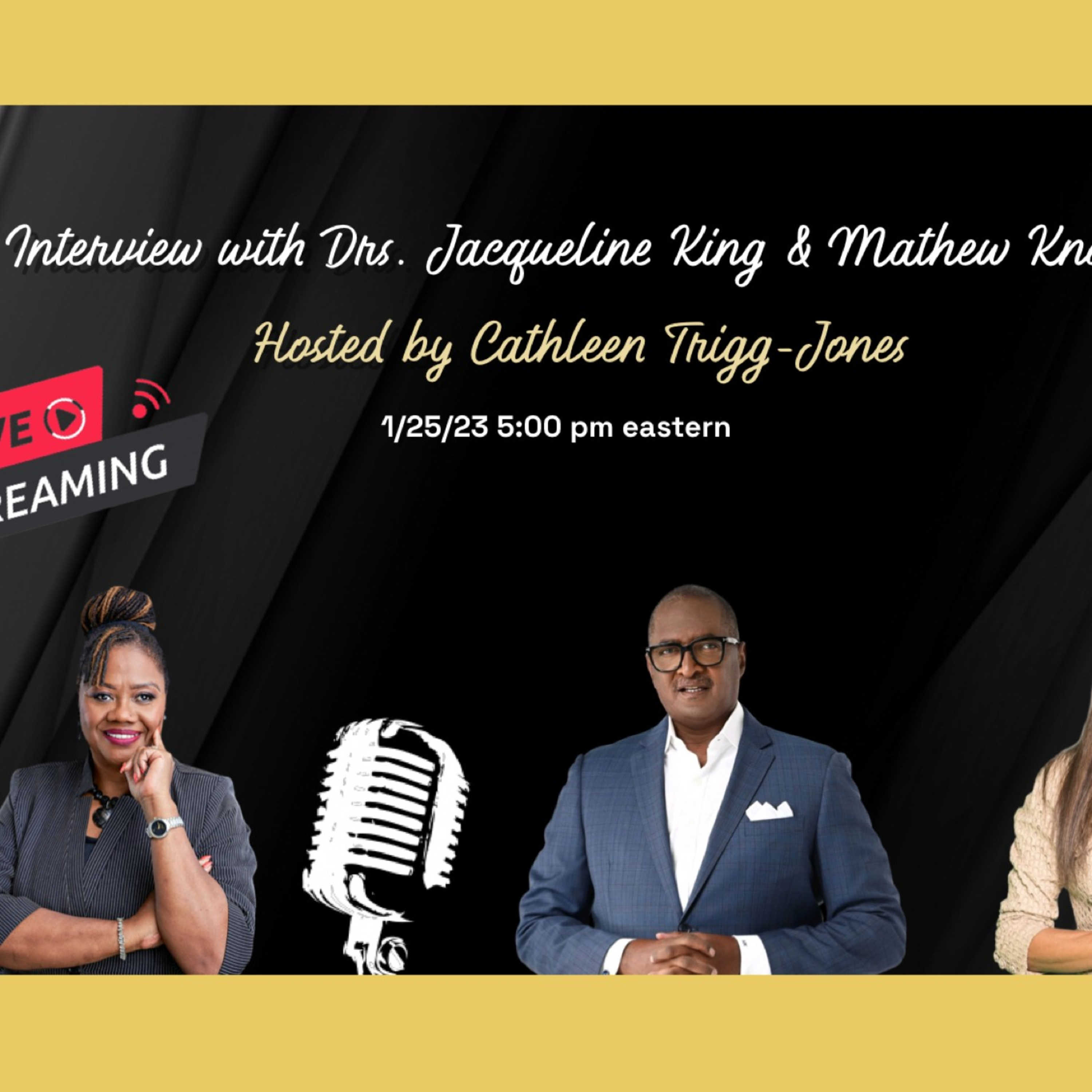Drs Jacqueline King & Mathew Knowles Partnership  episode artwork