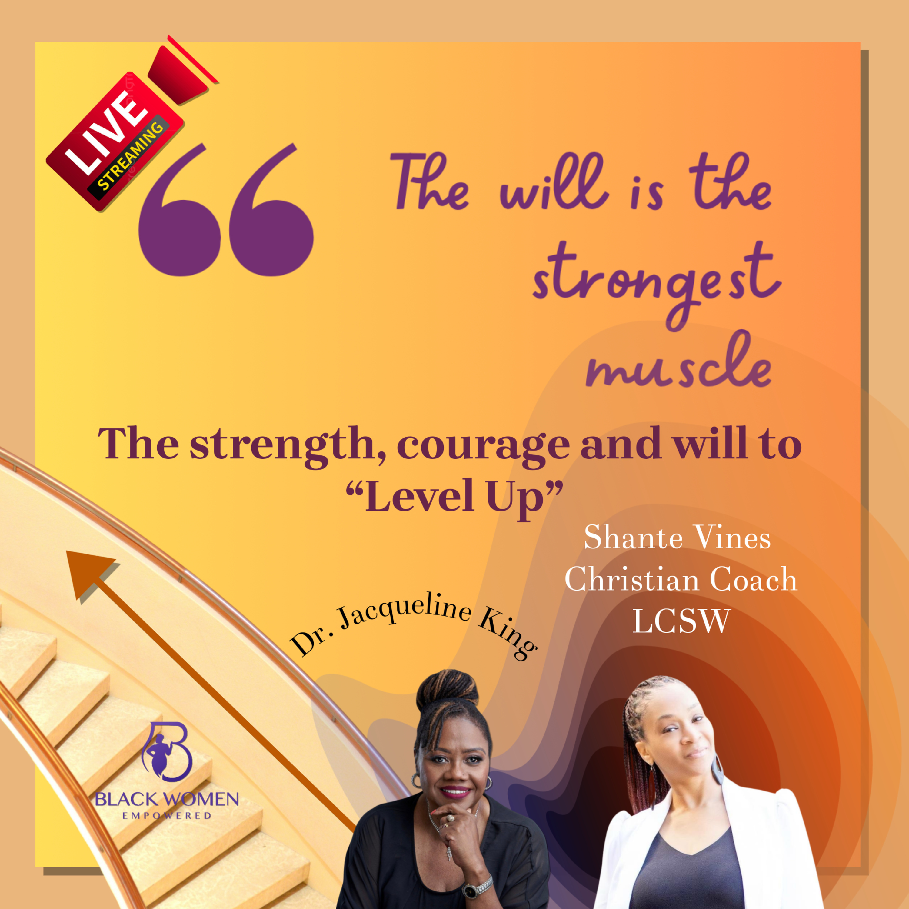 What obstacles are keeping you from leveling up with Dr. Jacqueline King and Shante Vines  episode artwork