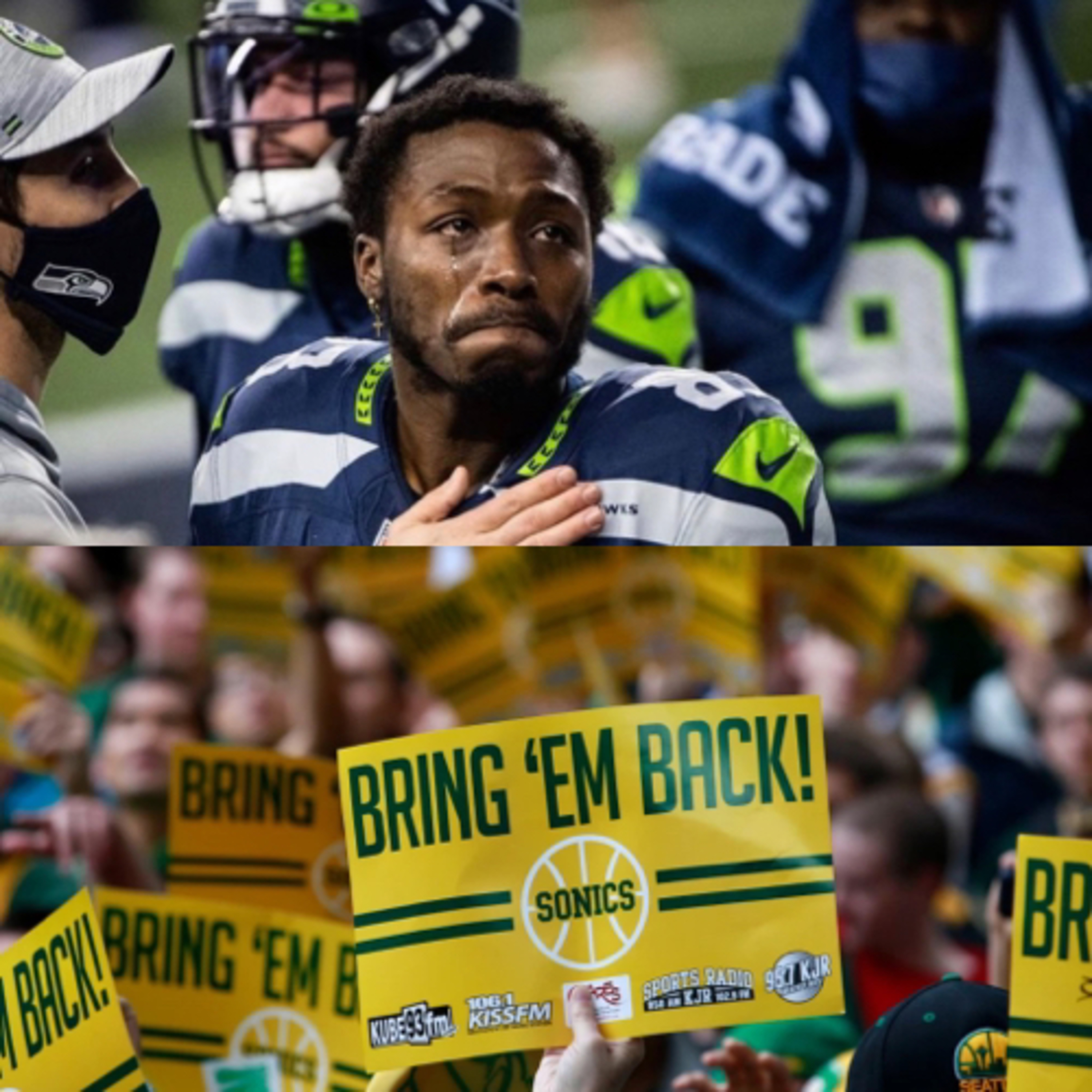 Episode 40: Seahawks lose in frustrating fashion, eliminated from playoffs. Sonics expansion rumors swirling episode artwork