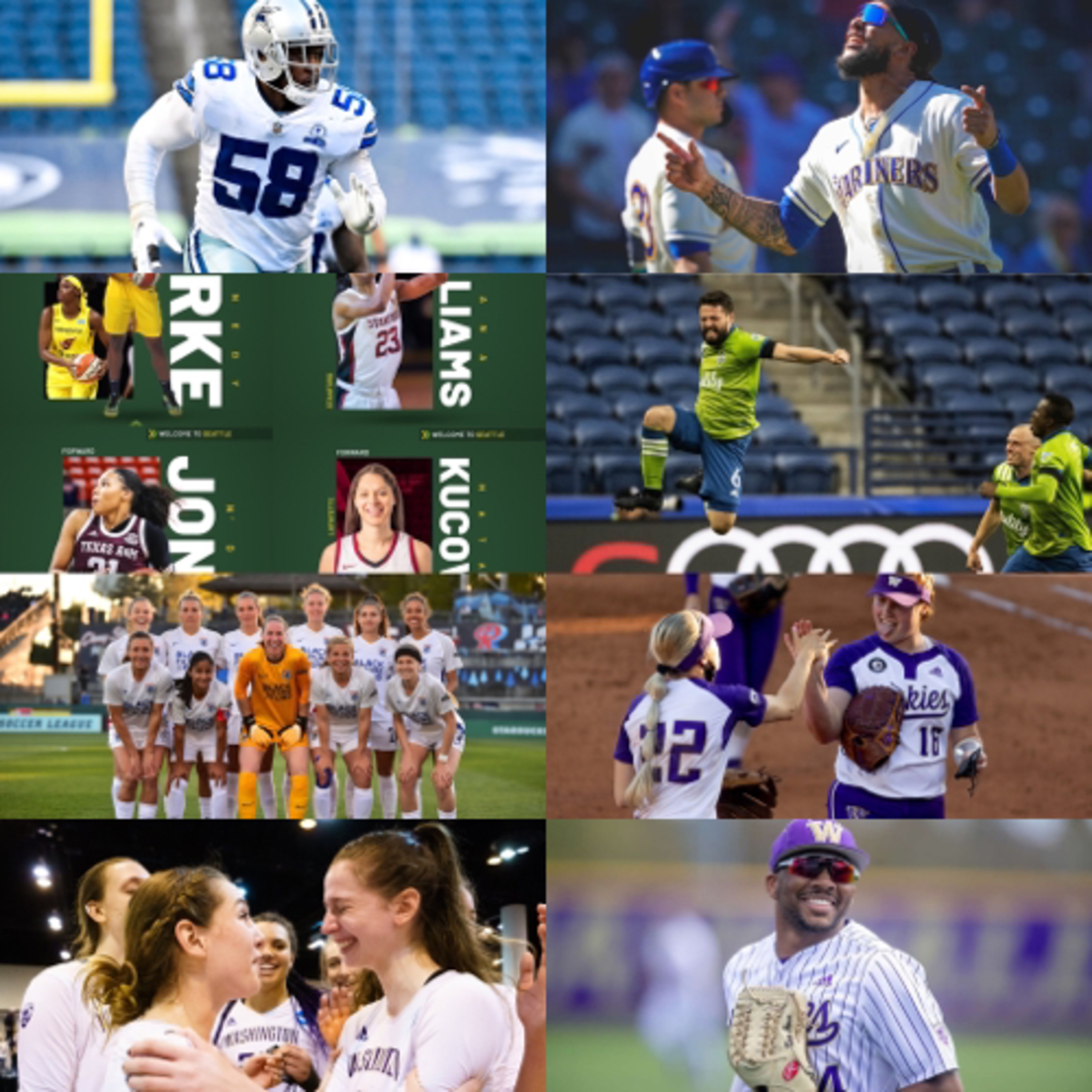 Episode 61: Mariners win two more series, Sounders crush Minnesota, Storm season and draft news, Reign draw, UW volleyball comeback wins, and more! episode artwork
