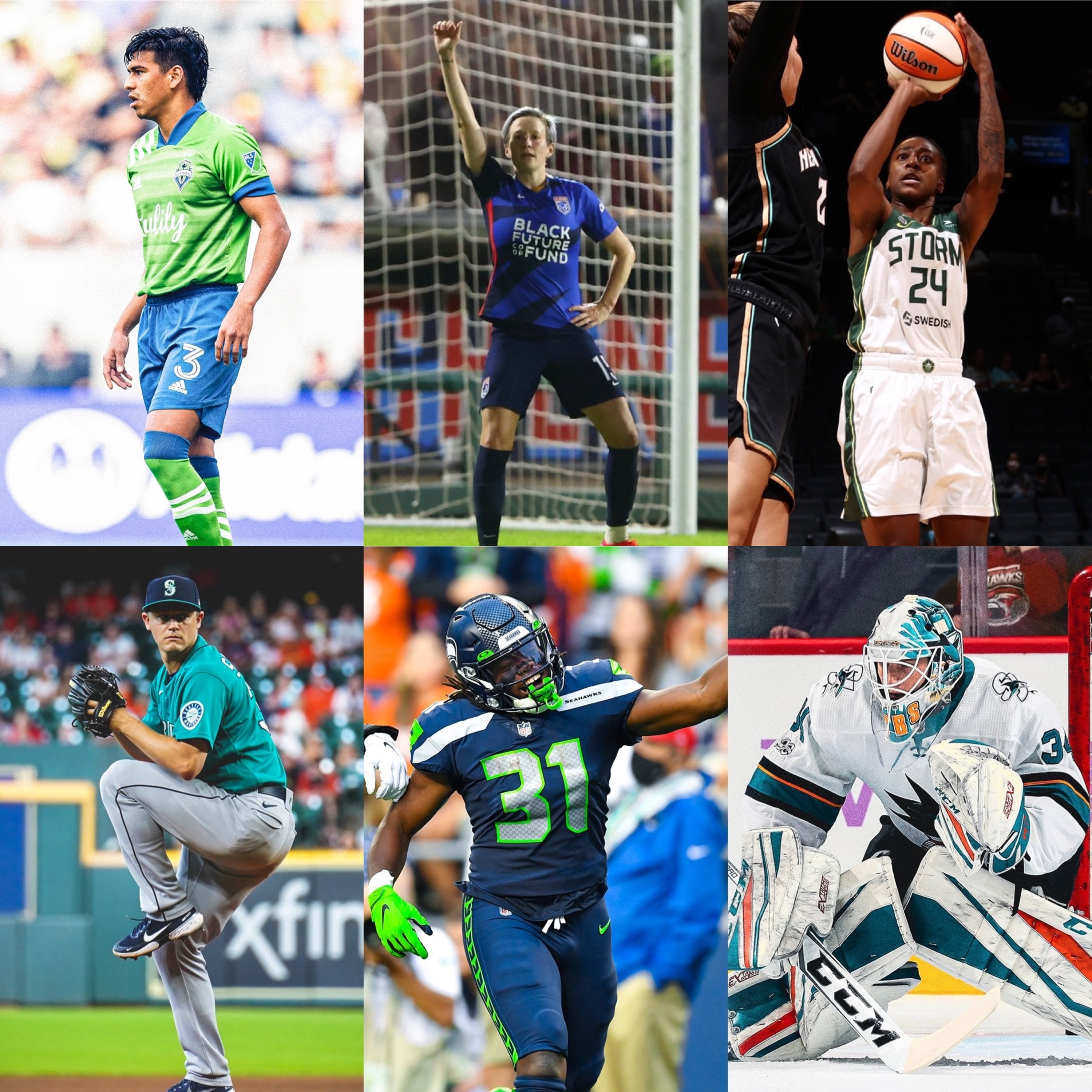 Episode 97: Sounders and Reign get wins, Storm 2-1 road trip, Mariners Texas road trip, Seahawks lose to Broncos, Kraken signings + more! episode artwork