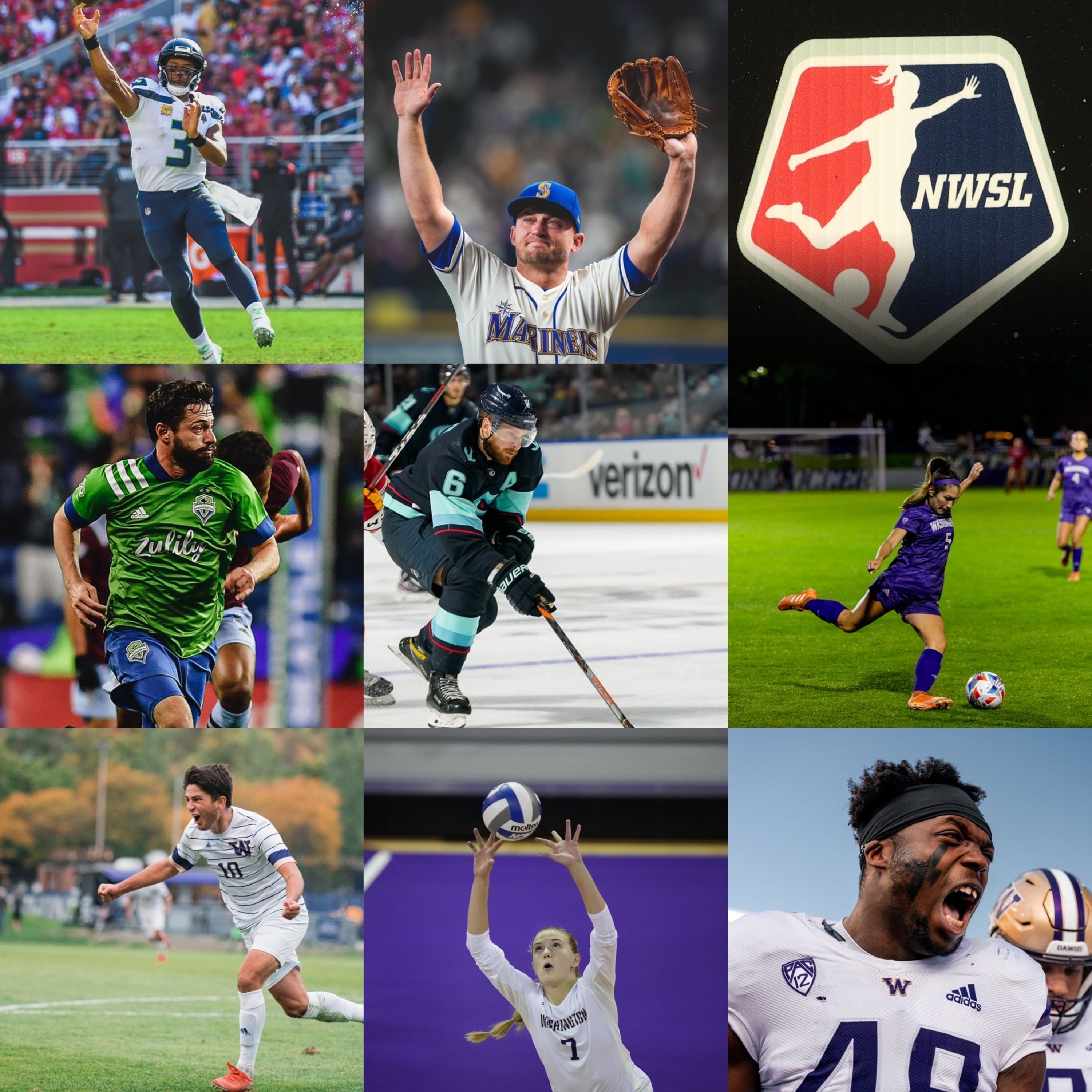 Episode 104: Hawks crush 49ers, Mariners season ends on game 162, NWSL investigation, Sounders pick up 6 points, Storm exit interviews, Kraken preseason continues + UW athletics episode artwork