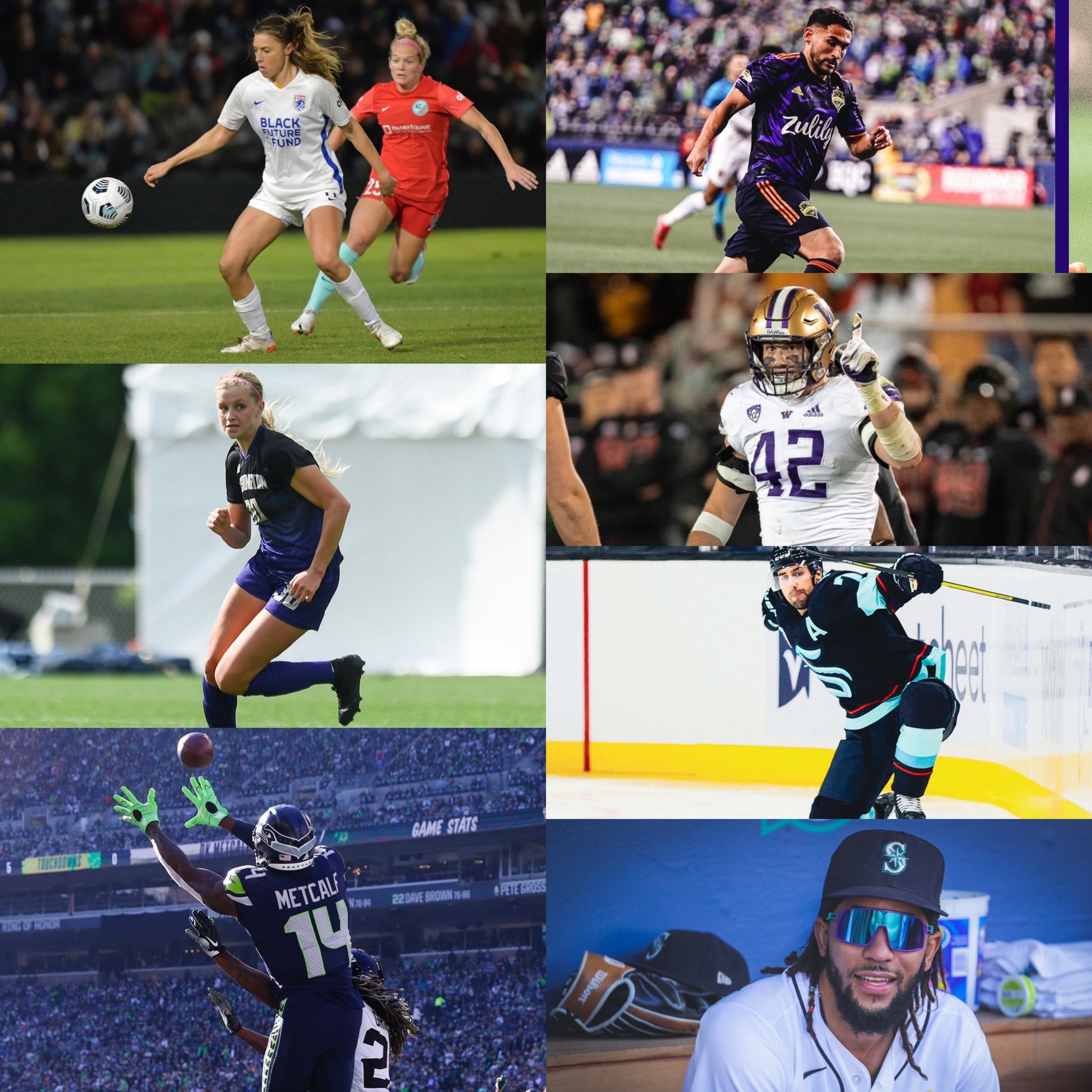 Episode 109: Seahawks, Reign, UW Women's soccer, and football win their games, Sounders continue to avoid wins, Kraken pick up wins + more episode artwork