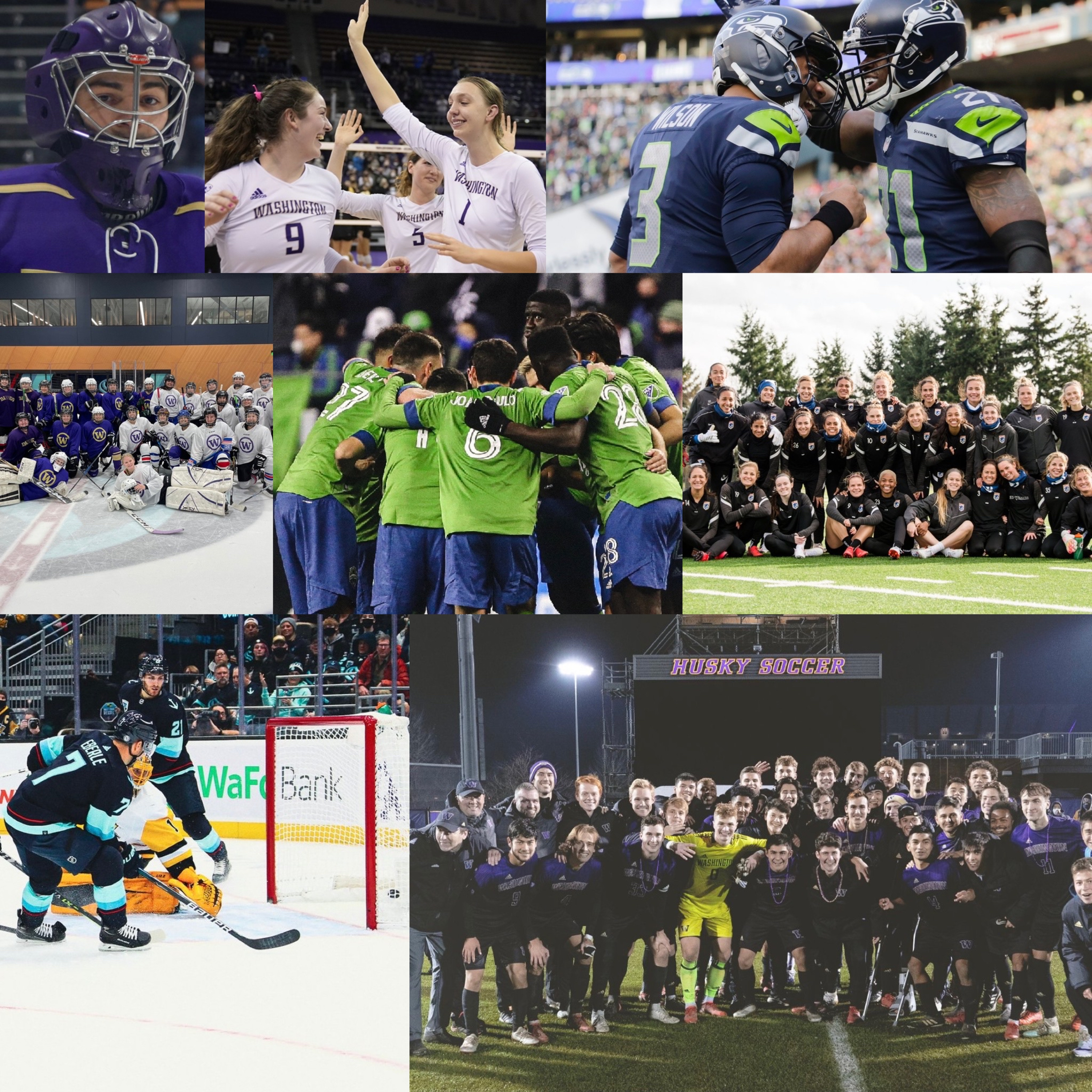 Episode 114: UW Men's soccer off to semifinals, UW Volleyball advancing to quarterfinals, Seahawks beat 49ers, Reign, Sounders, UW Football, UW Women's soccer season recaps, Kraken win 1 of 3, + more episode artwork