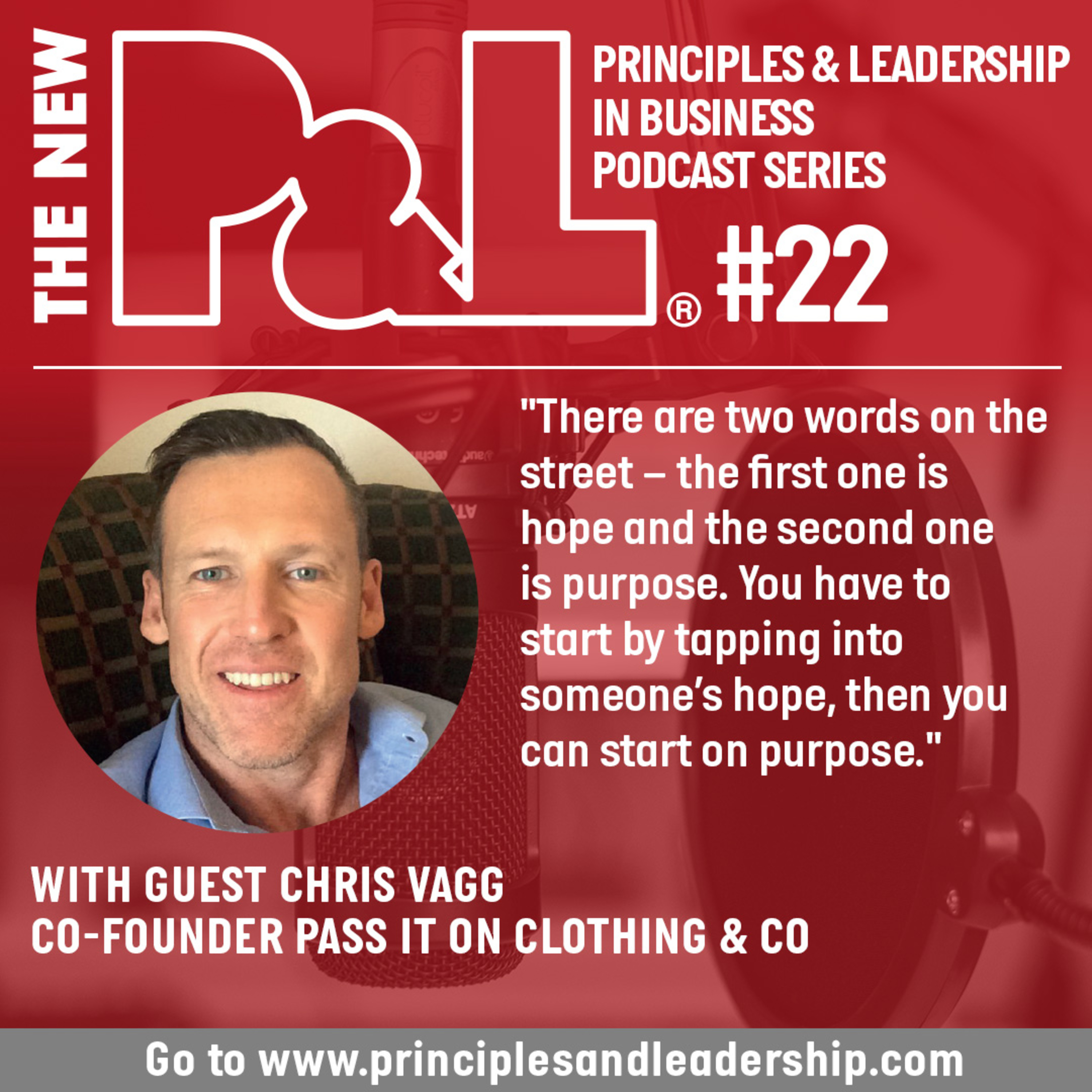The New P&L speaks to social impact enterprise, Pass It On Clothing & Co, founder, Chris Vagg episode artwork
