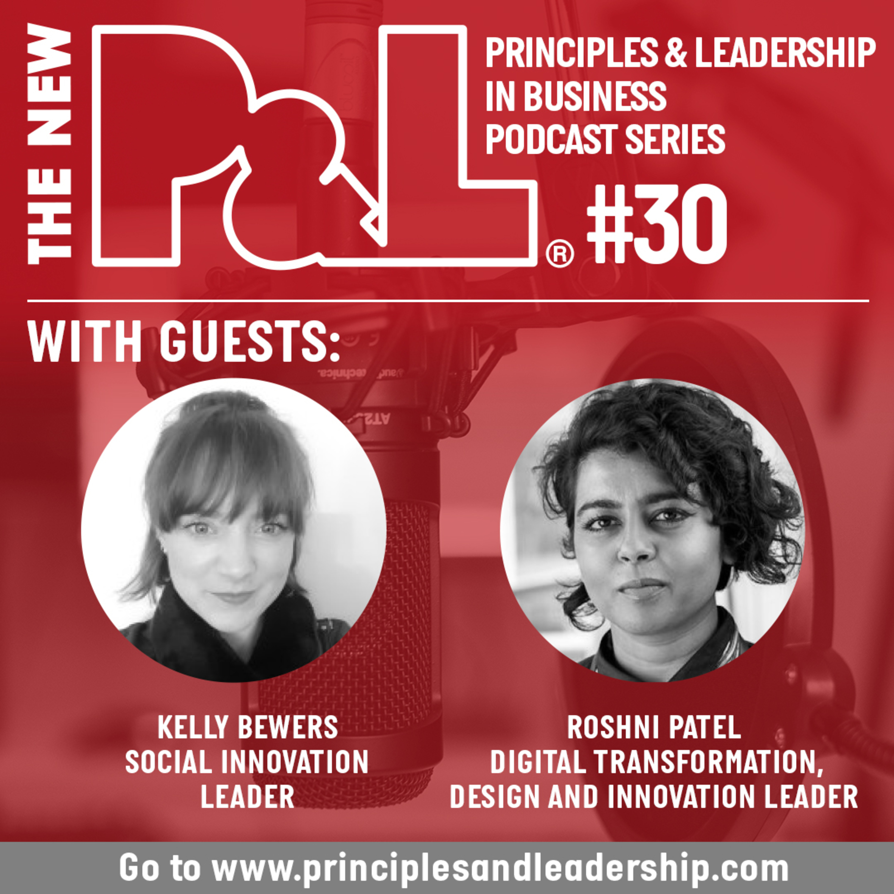 The New P&L speaks to speaks to social innovation leaders, Roshni Patel and Kelly Bewers episode artwork