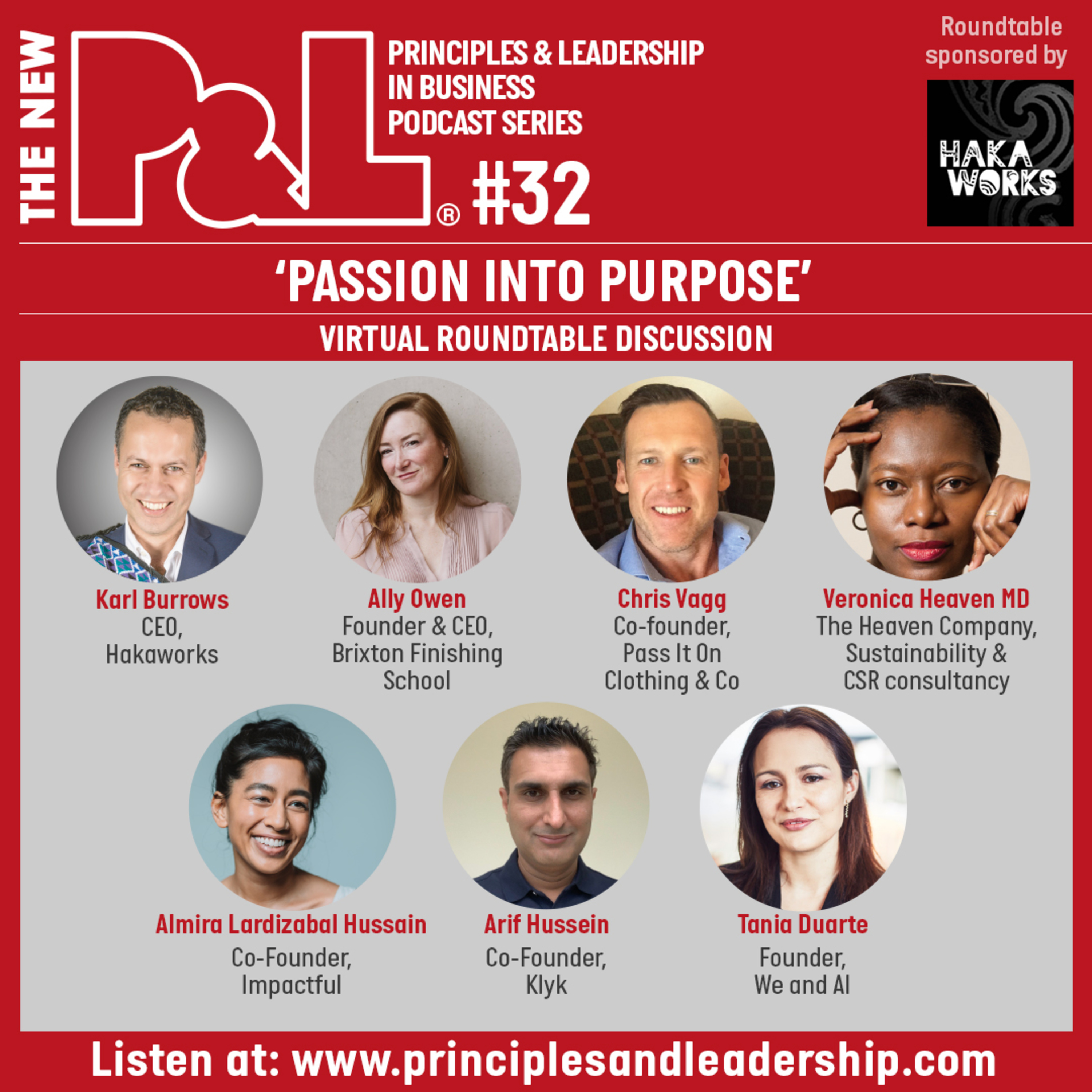 The New P&L podcast special: 'Passion into Purpose' virtual roundtable discussion  episode artwork
