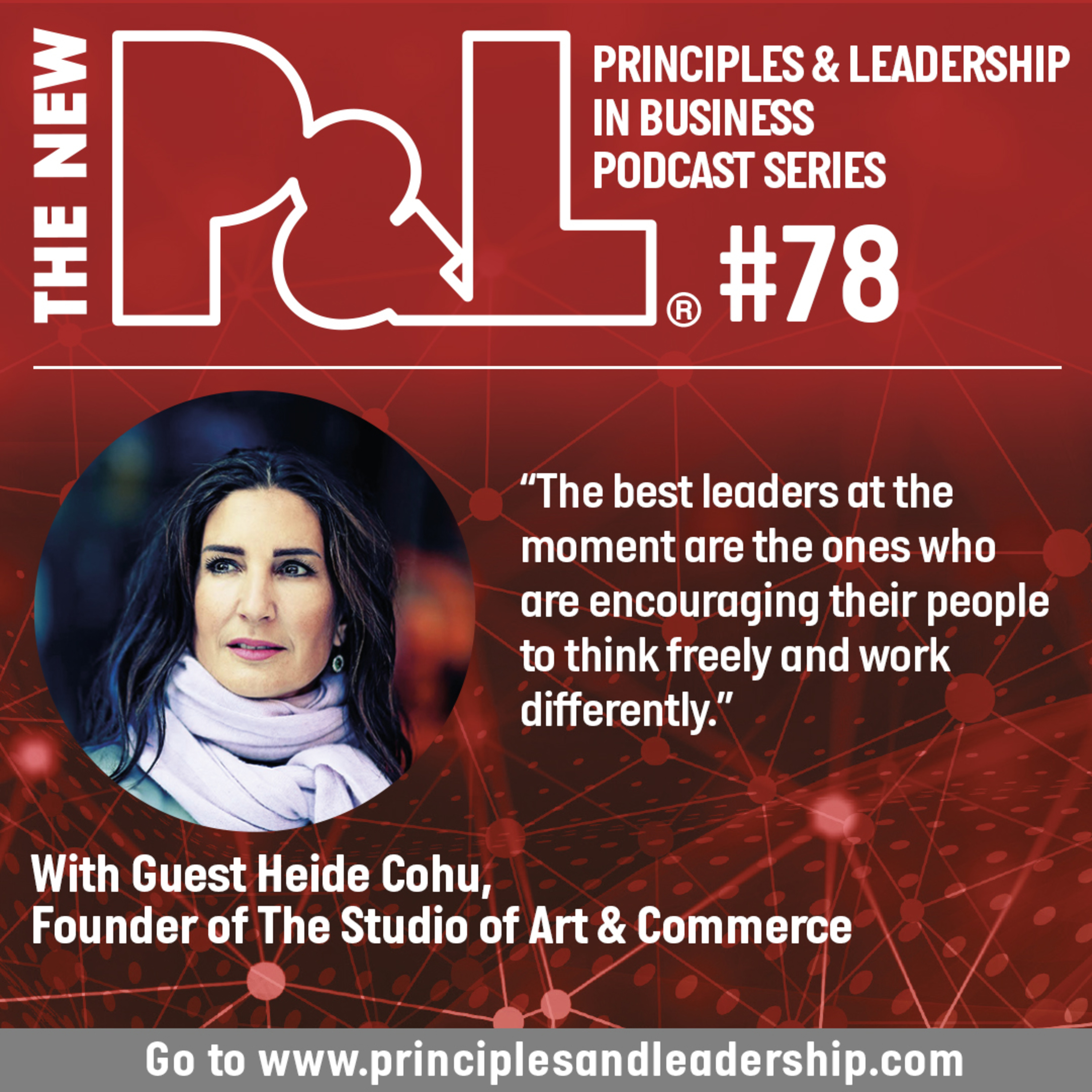 The New P&L speaks to Heide Cohu, founder of influential London marketing & brand experience agency, Studio of Art & Commerce episode artwork
