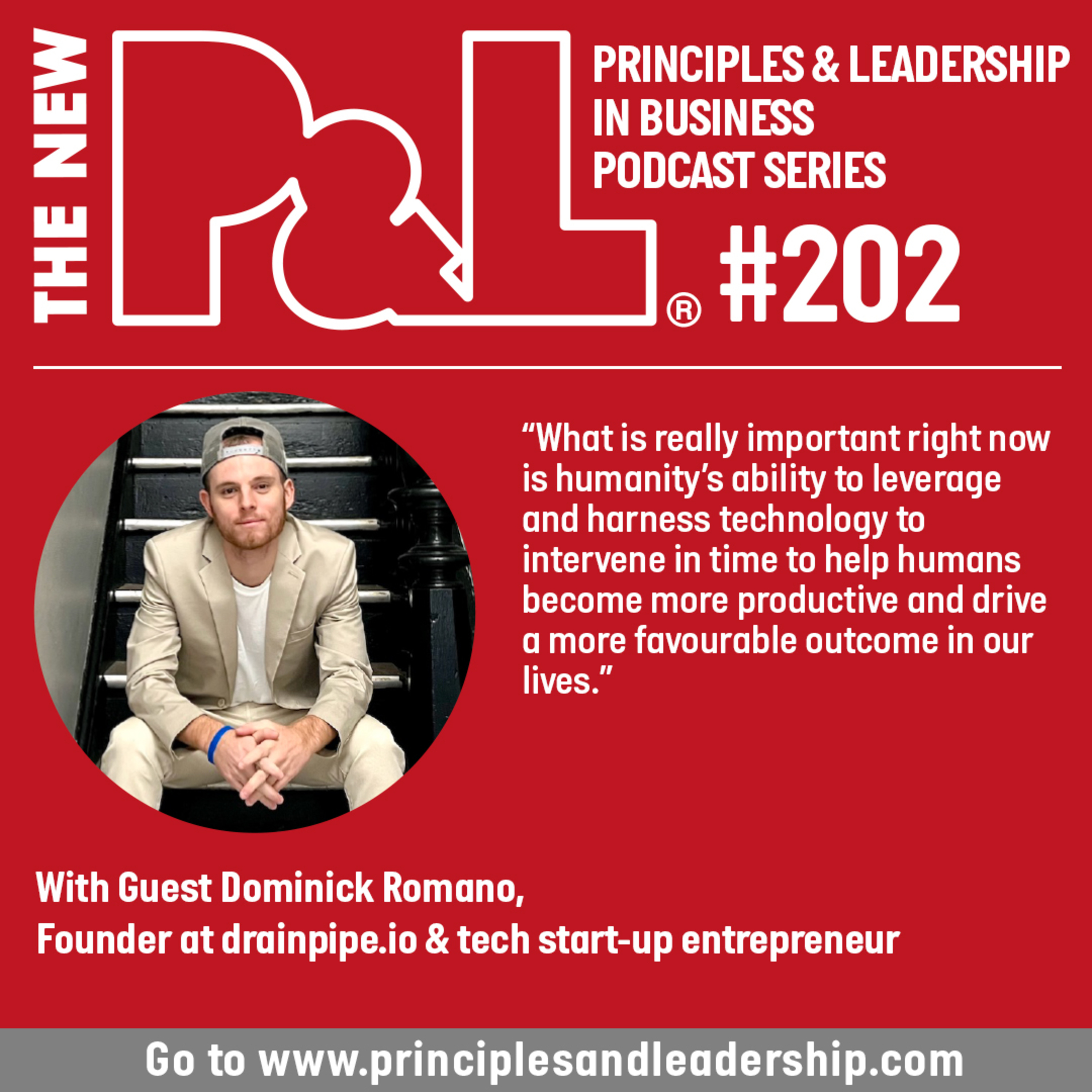 The New P&L speaks to Dominick Romano, Founder & CEO of Neural Processing Start-up, Drainpipe.io episode artwork