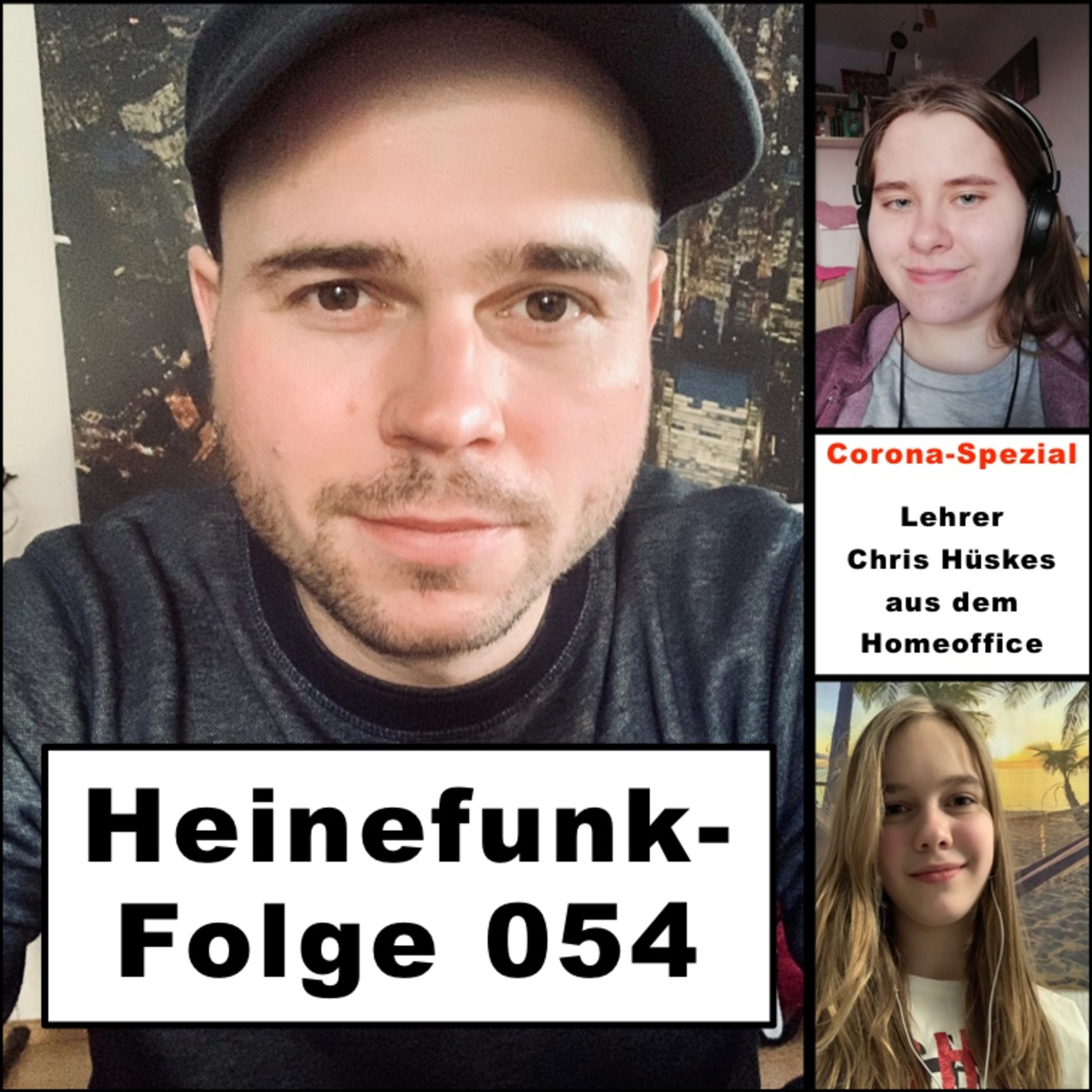 Heinefunk-Folge 054: Im Gespräch ist Herr Hüskes aus seinem Homeoffice, weit weg von der US-Westküste!
