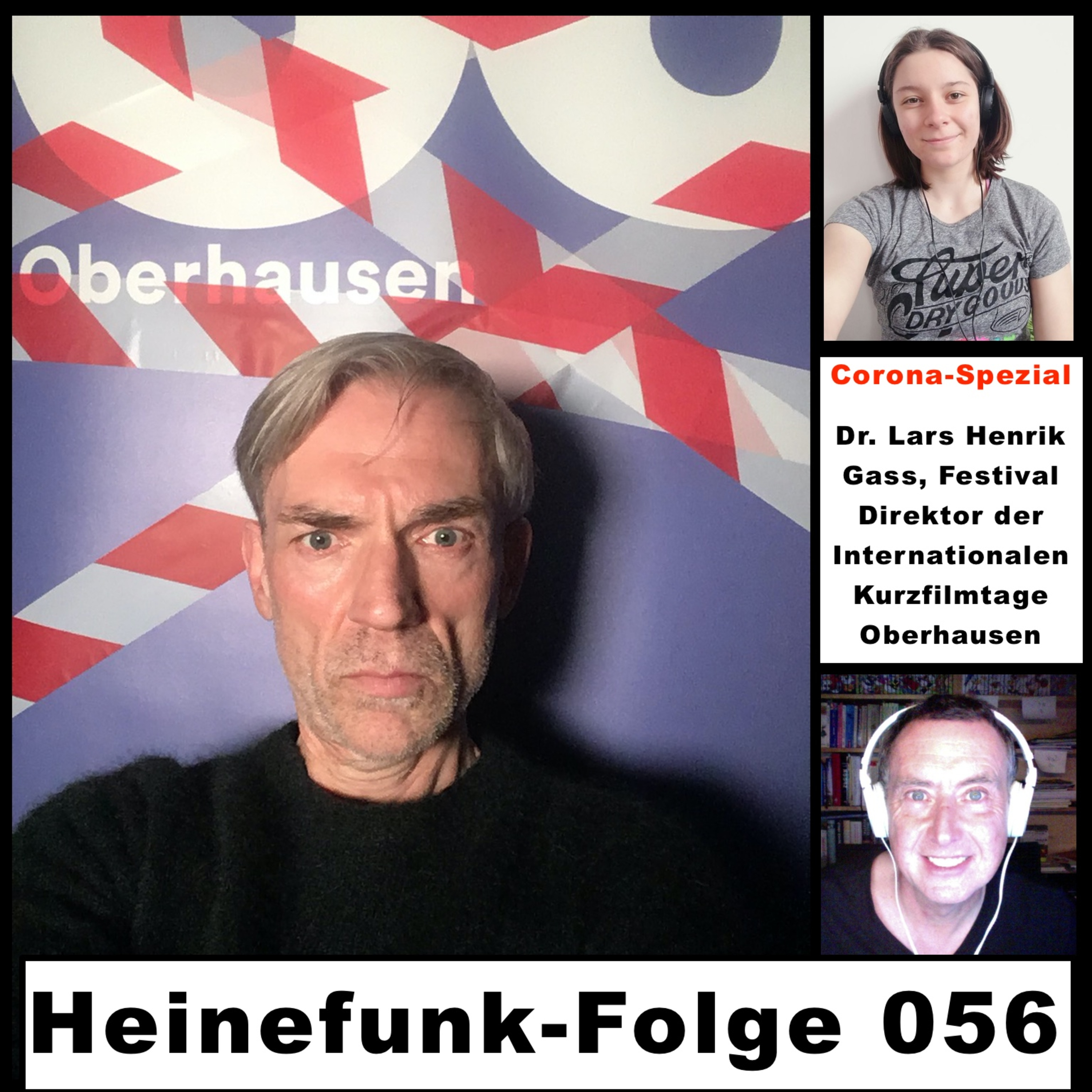 Heinefunk-Folge 056: Die Kurzfilmtage gehen online - Dr. Lars Henrik Gass berichtet vom Filmfestival in Corona-Zeiten episode artwork