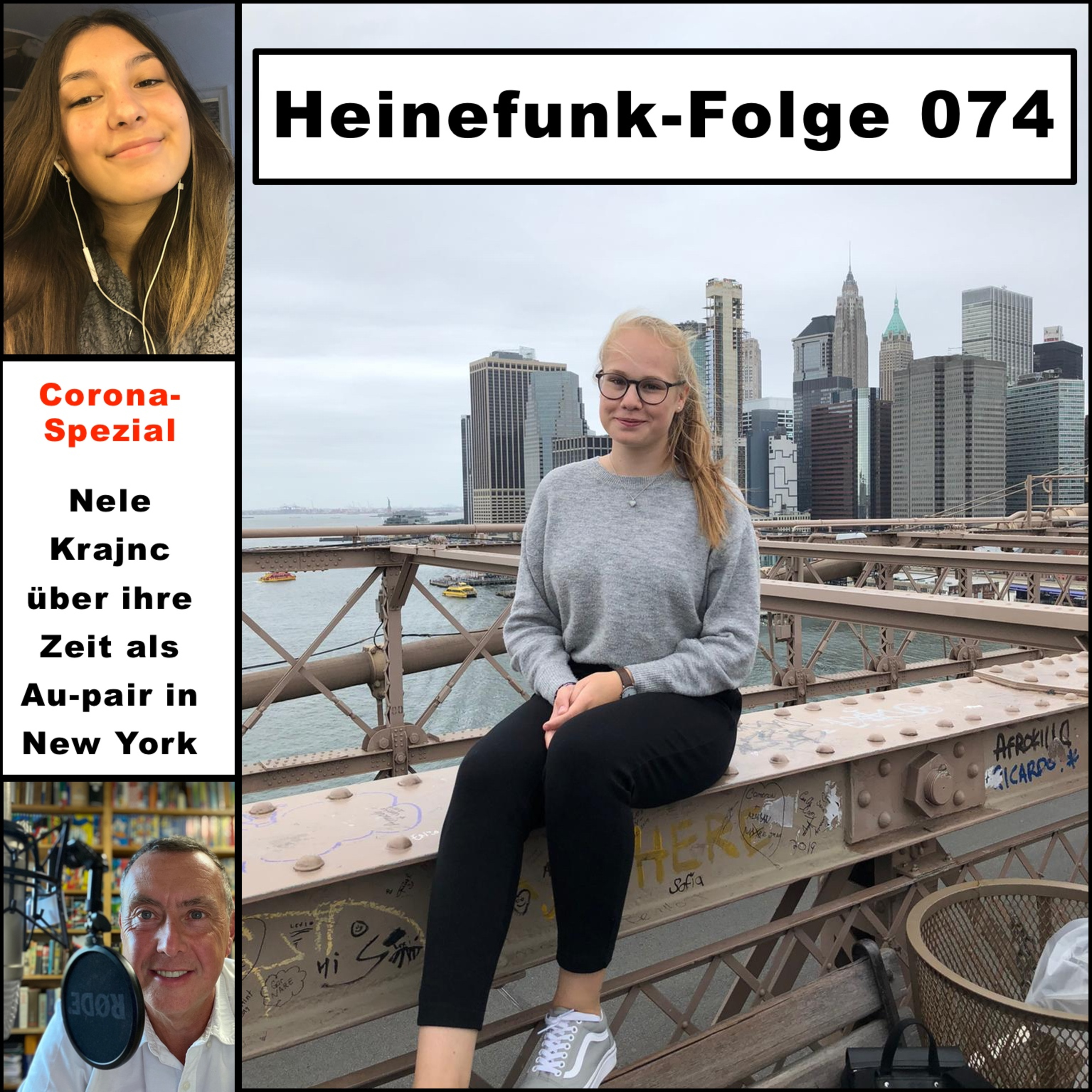 Heinefunk-Folge 074: Nele Krajnc über ihre Zeit als Au-pair in New York episode artwork