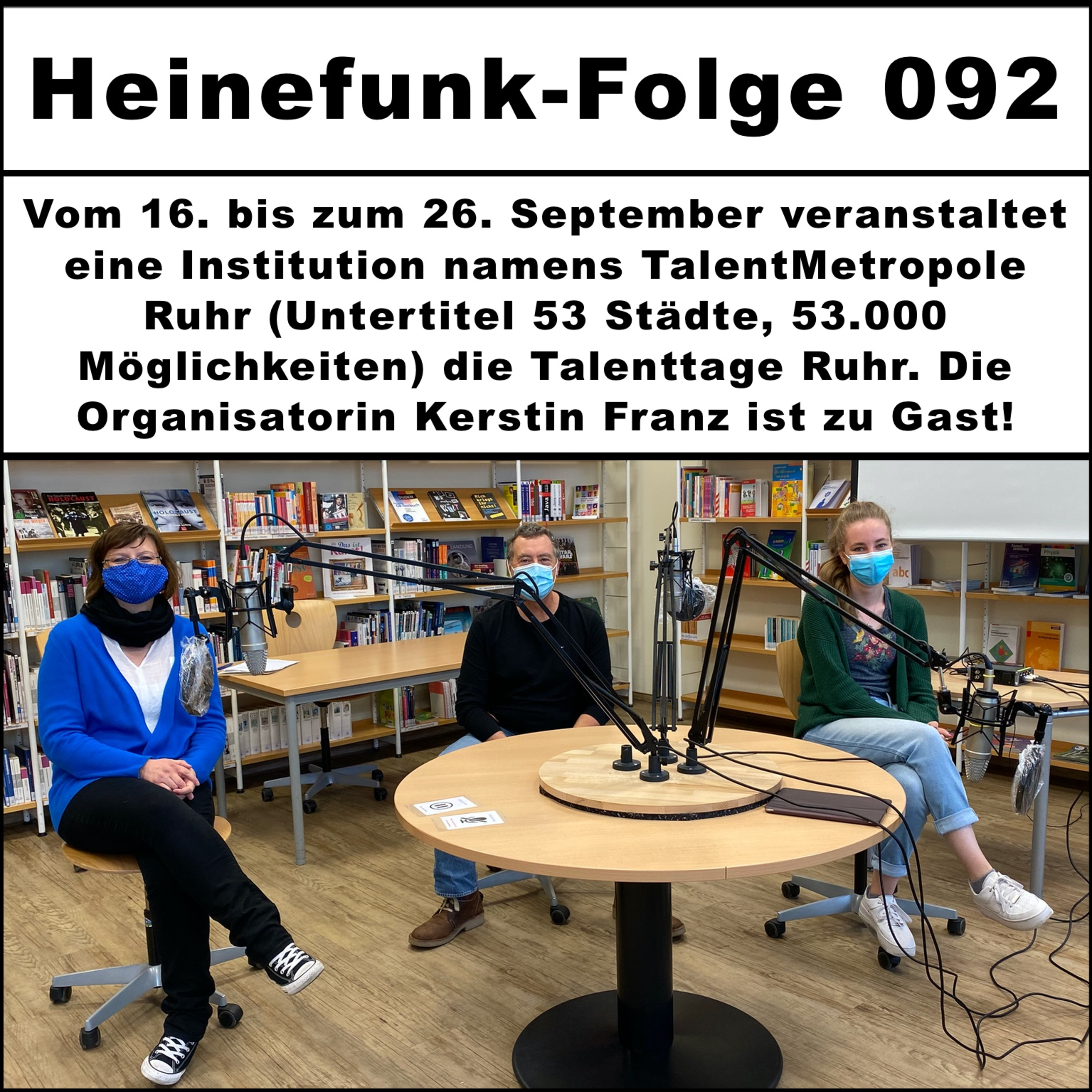 Heinefunk-Folge 092: Kerstin Franz von den Talenttagen Ruhr ist zu Gast episode artwork