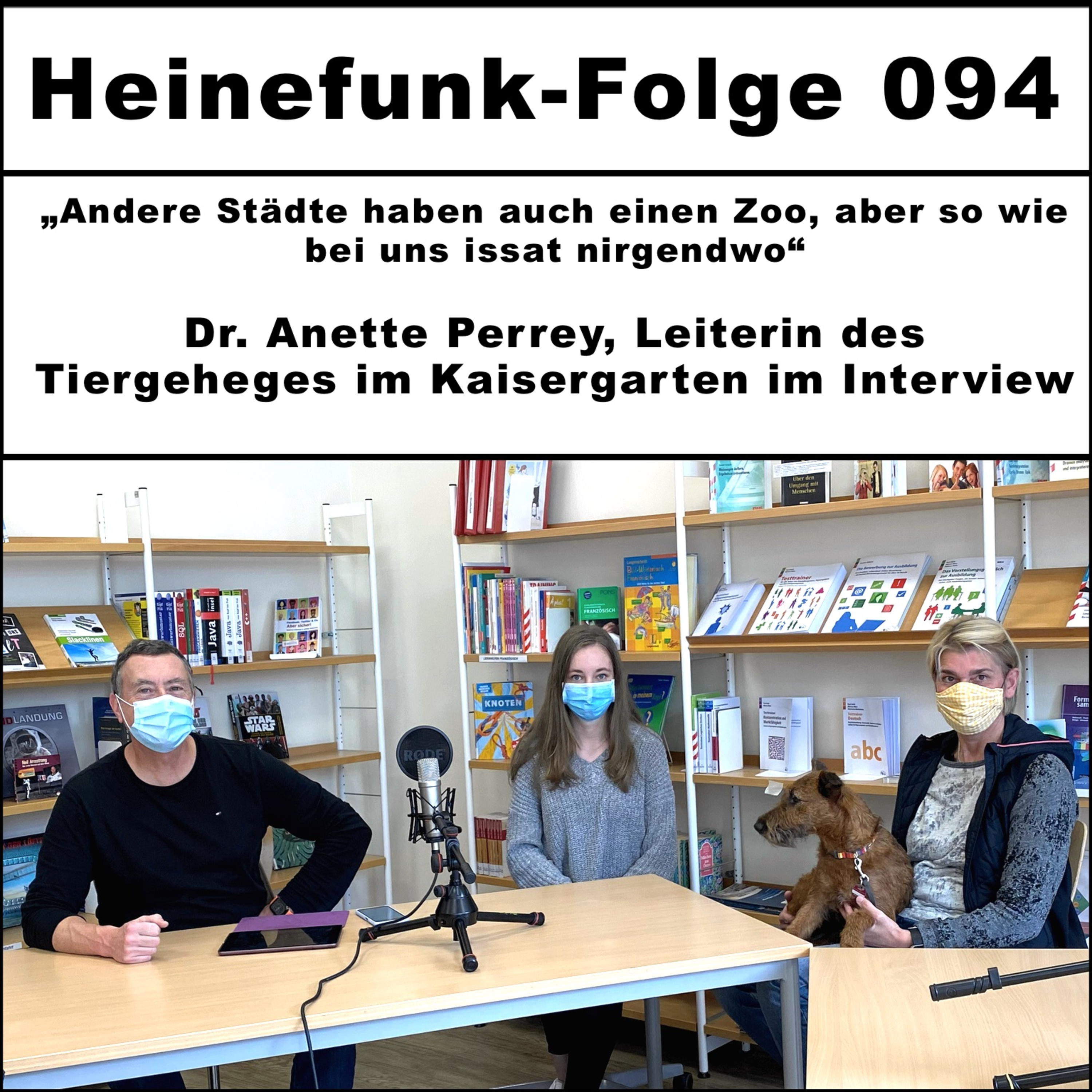 Heinefunk-Folge 094: Dr. Anette Perrey, Leiterin des Tiergeheges im Kaisergarten episode artwork