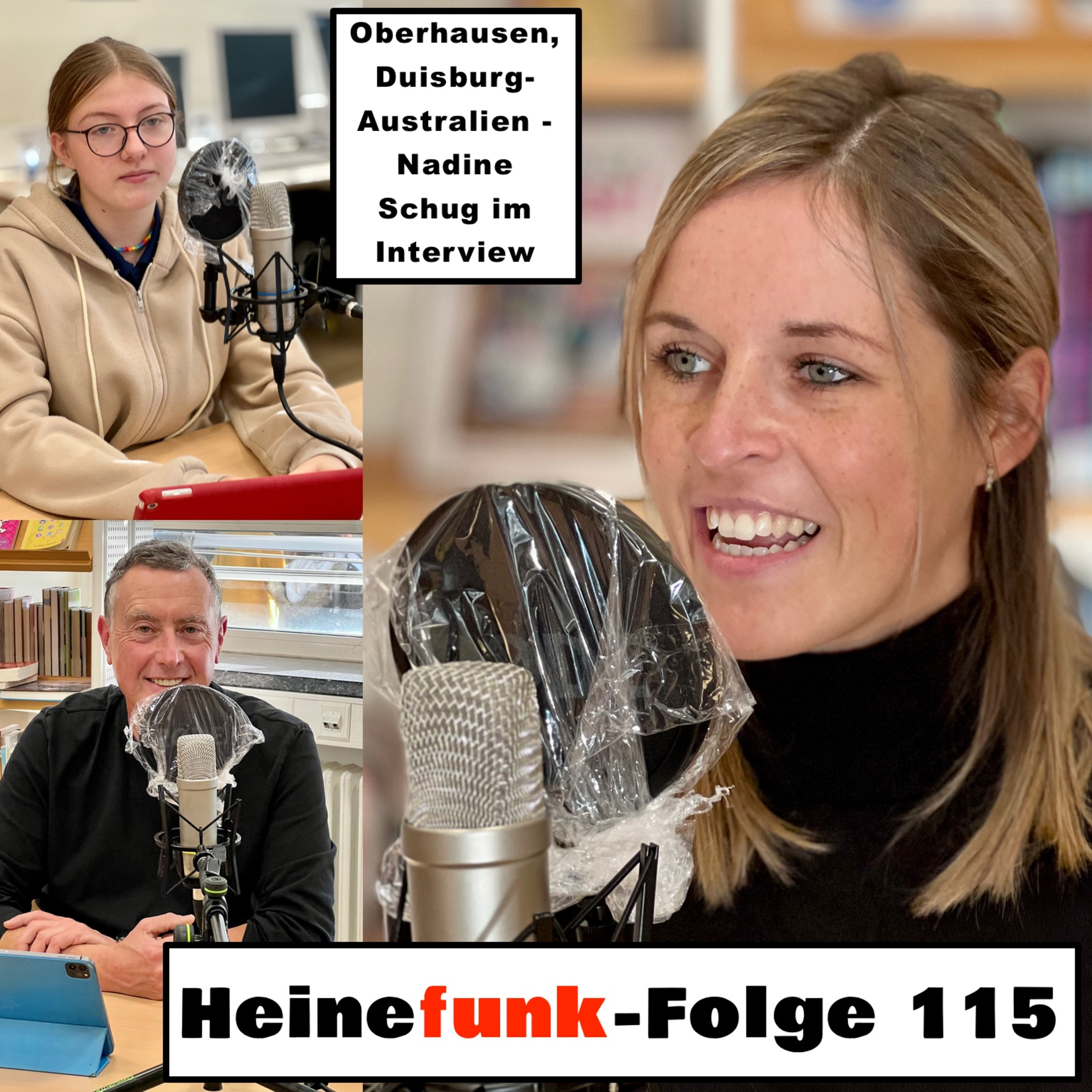 Heinefunk-Folge 115: Oberhausen, Duisburg, Australien - Nadine Schug im Interview episode artwork