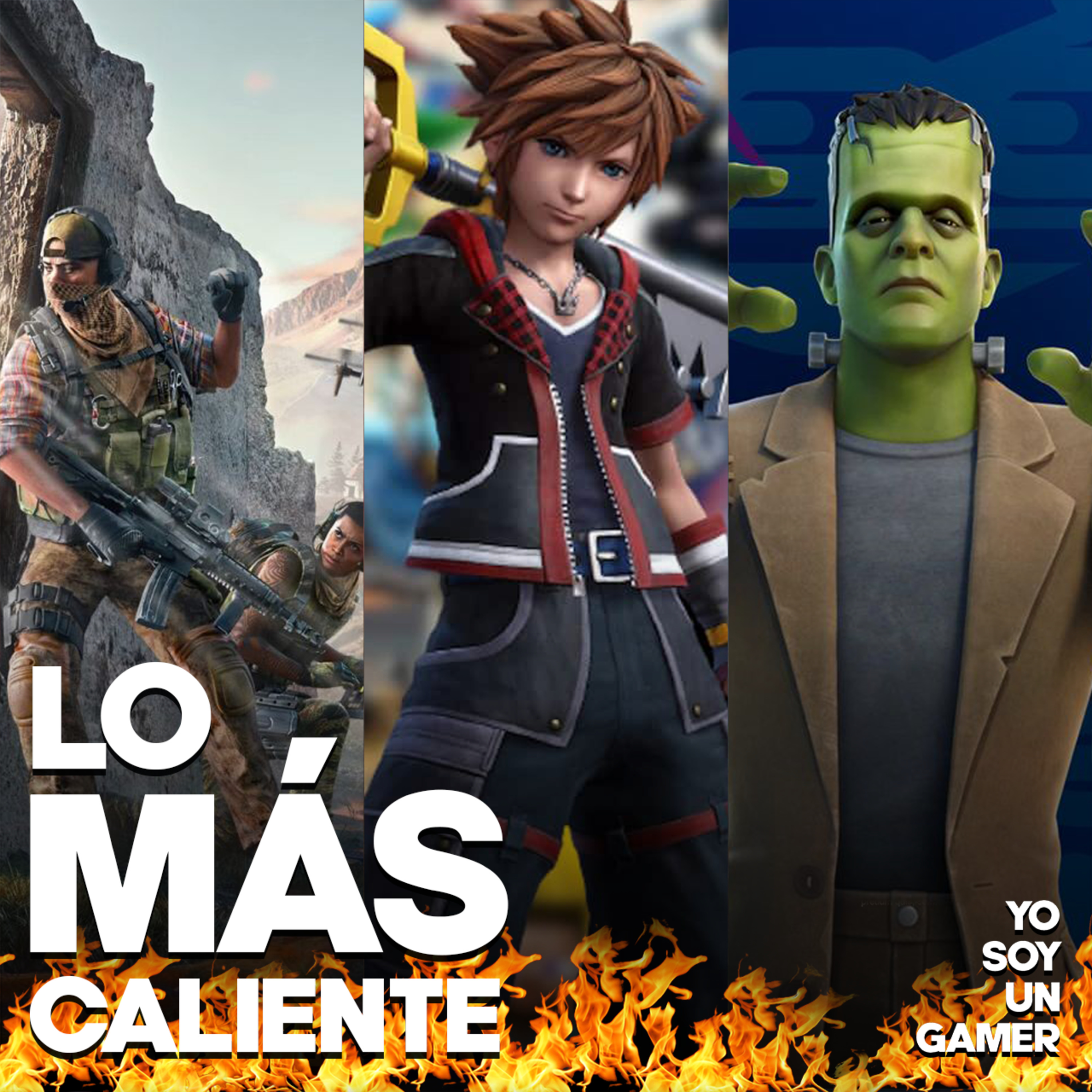 Kingdom Hearts se apodera del Switch, Fortnite colabora con Universal en Halloween y Ubisoft anuncia Ghost Recon Frontline episode artwork