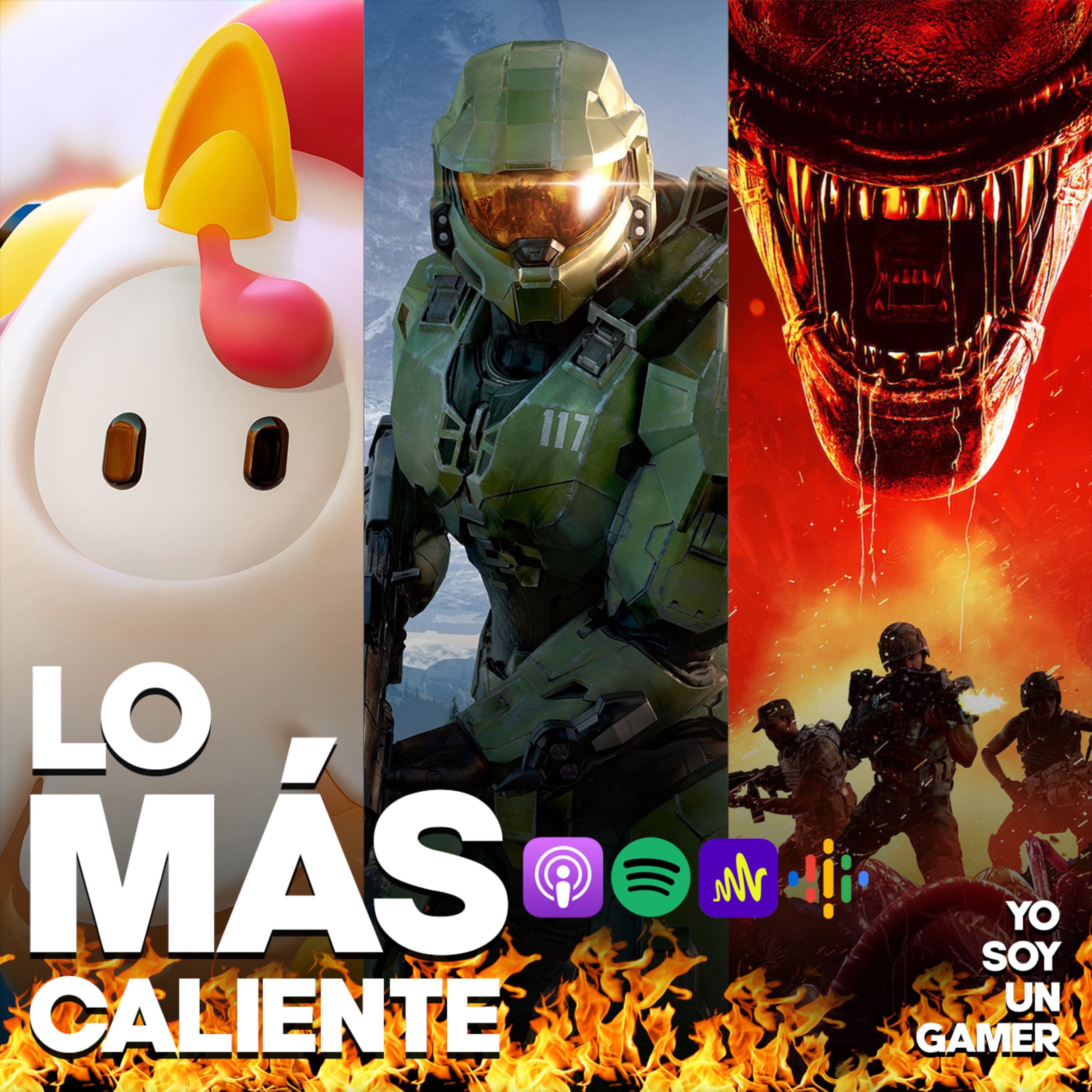 Fall Guys con atrasos para Xbox/Switch, Aliens Fire Team va pa’ Xbox Game Pass y Halo manda fuego para su lanzamiento episode artwork
