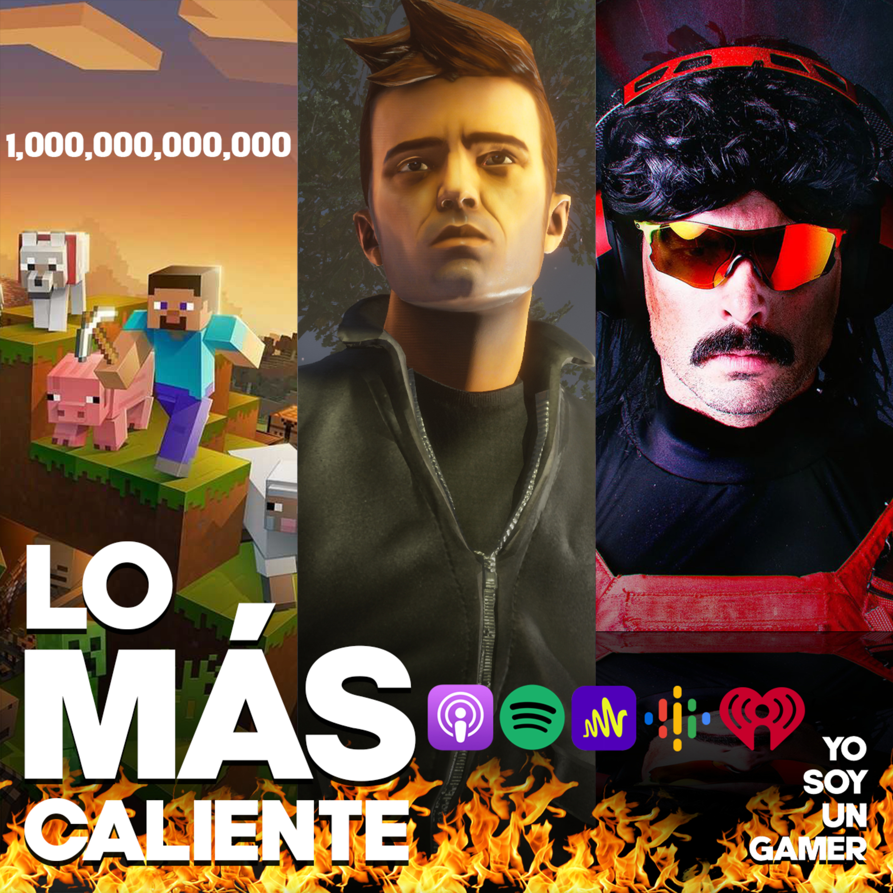 Minecraft llega al trillón, Xbox dejó pasar a Grand Theft Auto 3 y Dr. Disrispect va a desarrollar videojuegos episode artwork
