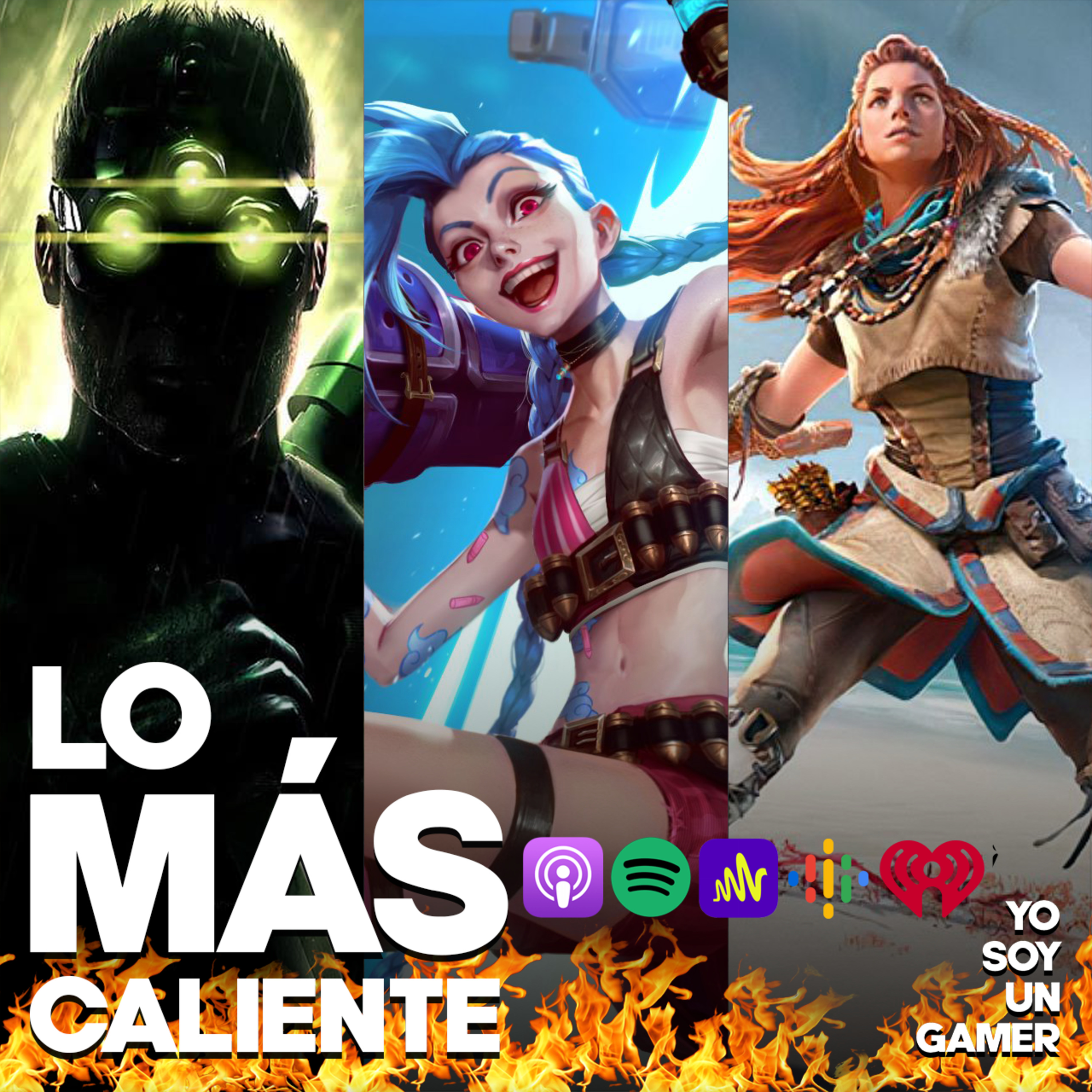 League of Legends se roba el show, Horizon para PS4 se verá épico y Splinter Cell ha sido confirmado episode artwork