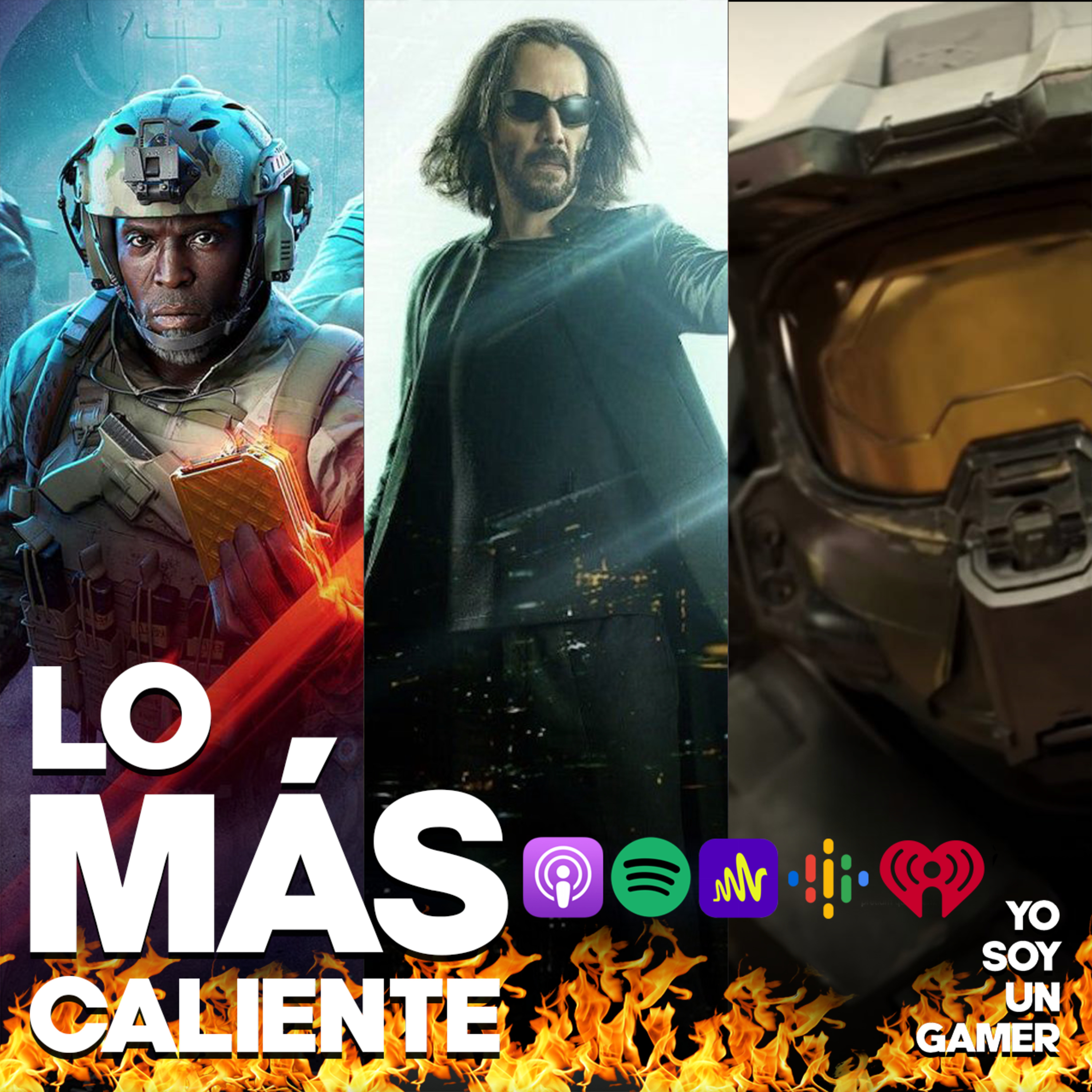 Halo Paramount+ no va a ser canon, a Battlefield 2042 le quitaron mucho y Matrix llega a Fortnite en cámara lenta episode artwork