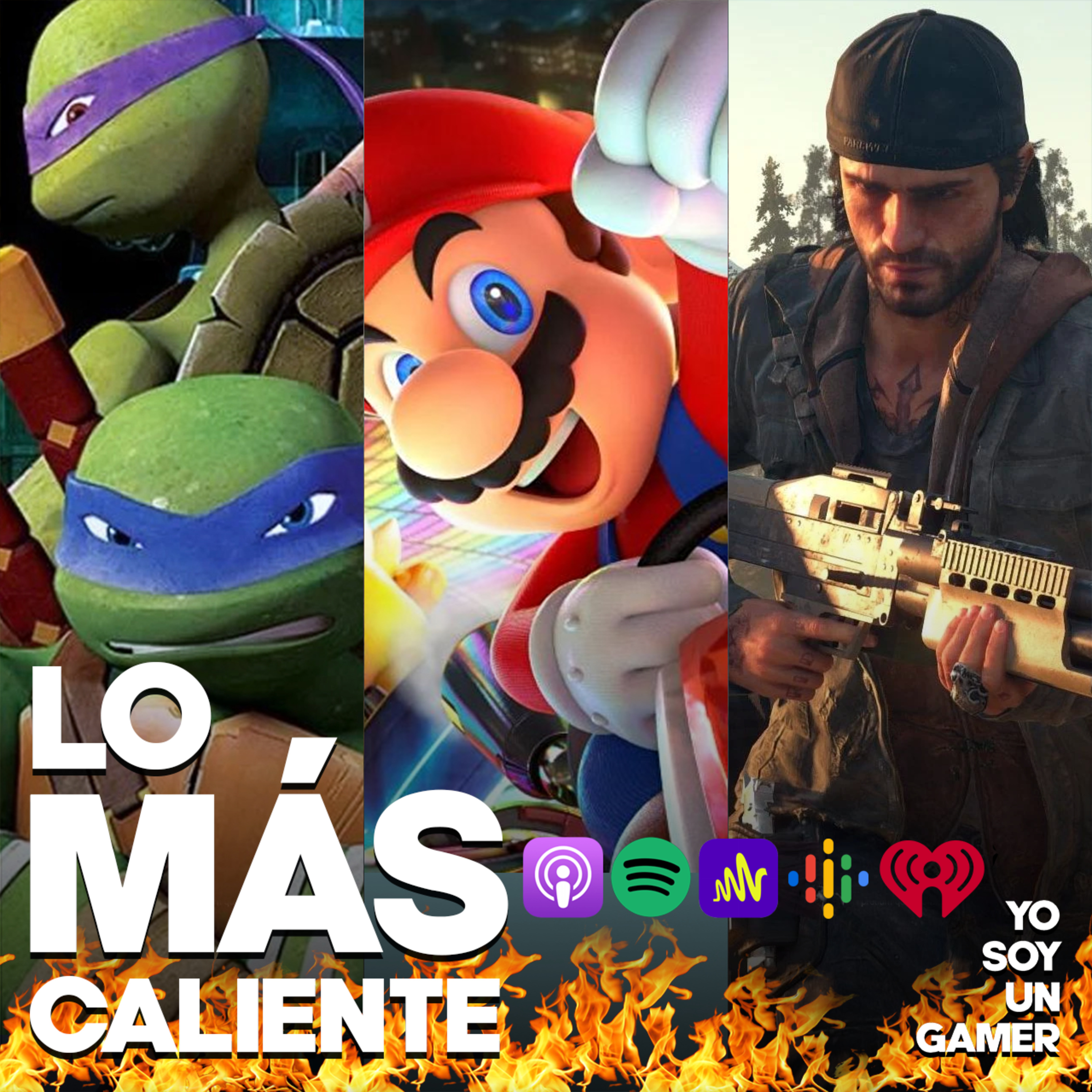 Mario Kart 9 en camino, Teenage Mutant Ninja Turtles pa’ Fortnite y director de Days Gone mordío con Playstation episode artwork