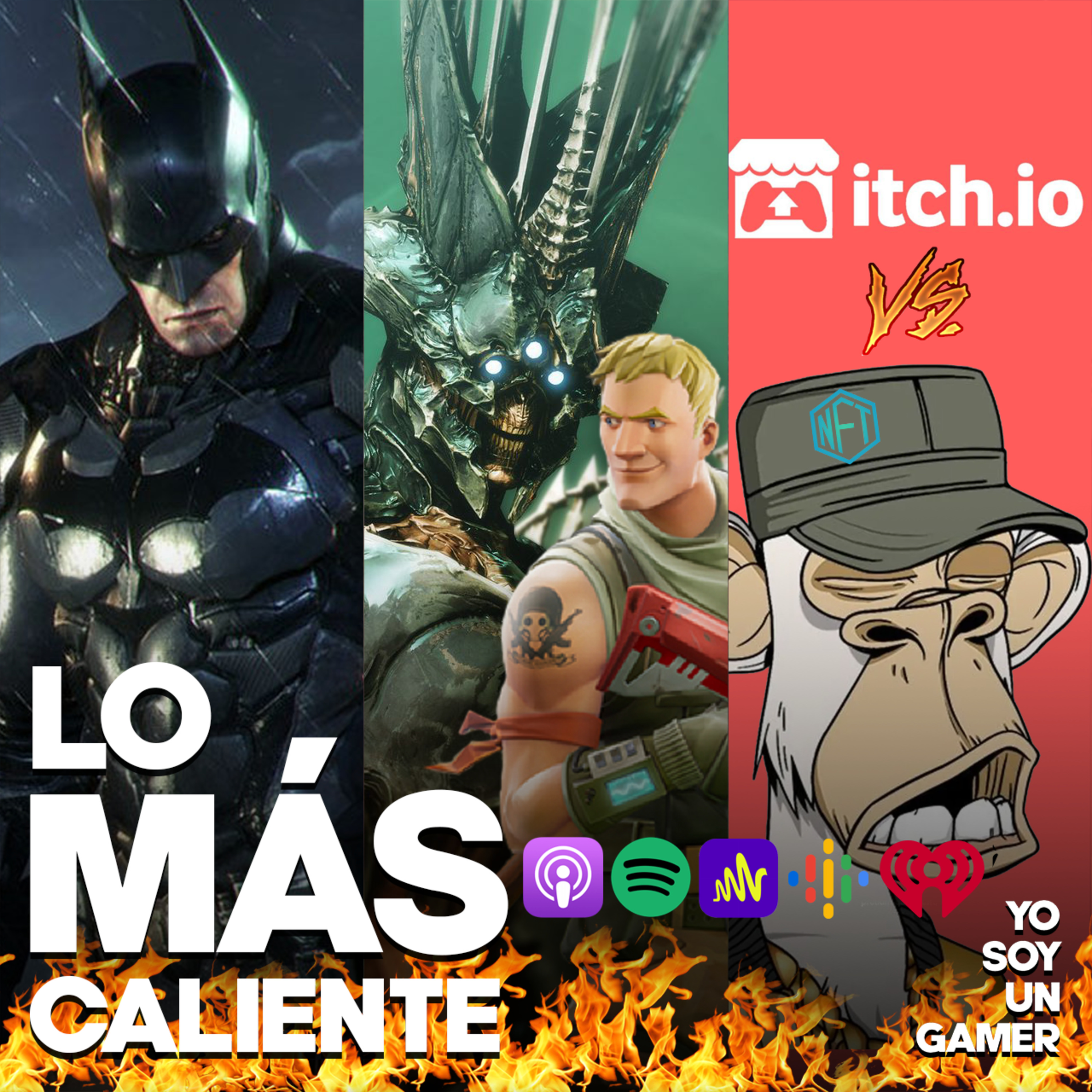 itch.io despotrica contra los NFTs, la colección de Arkham viene pa’ Switch y huele a collab entre Destiny 2 y Fortnite episode artwork