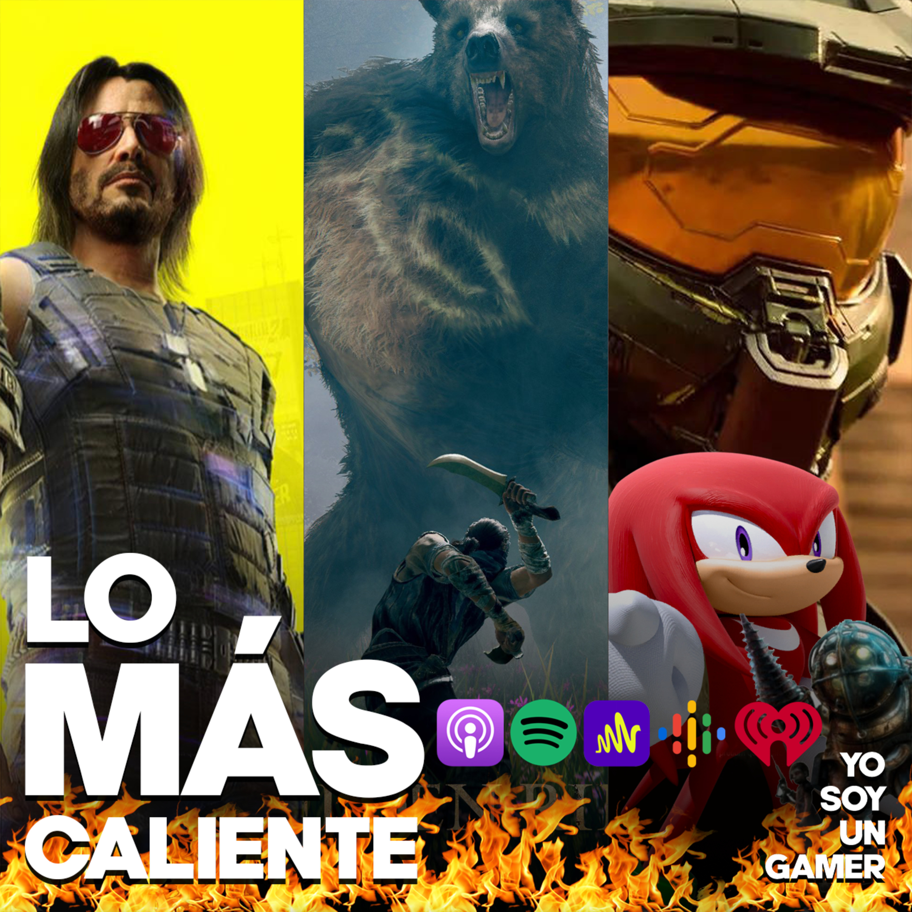 El gaming invade el cine y la TV, Elden Ring con limitaciones de crossplay y llegó Cyberpunk 2077 next gen episode artwork