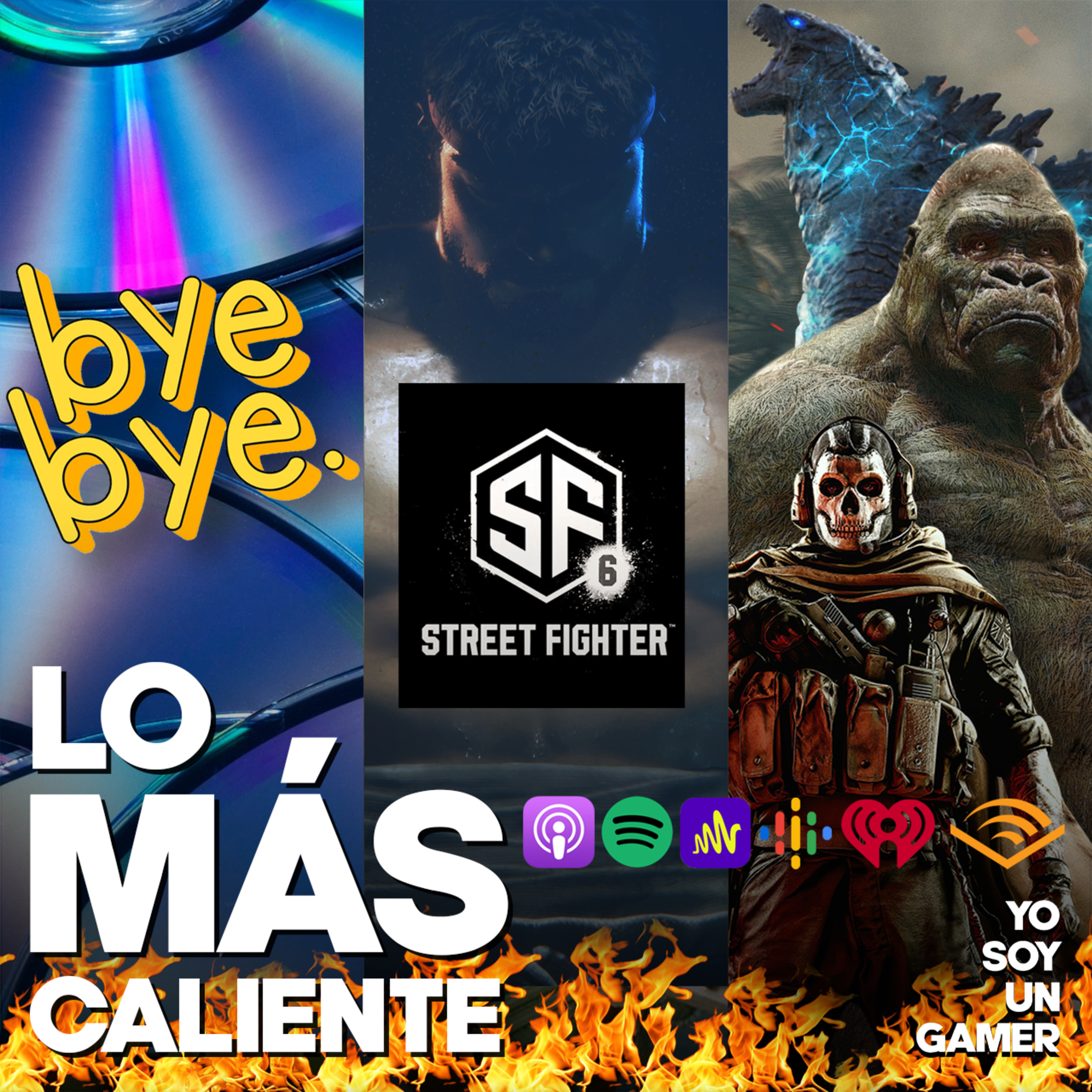 Logo de Street Fighter 6 es chapiao’, Godzilla X King Kong X Call of Duty Warzone y a un paso de perder los juegos físicos episode artwork